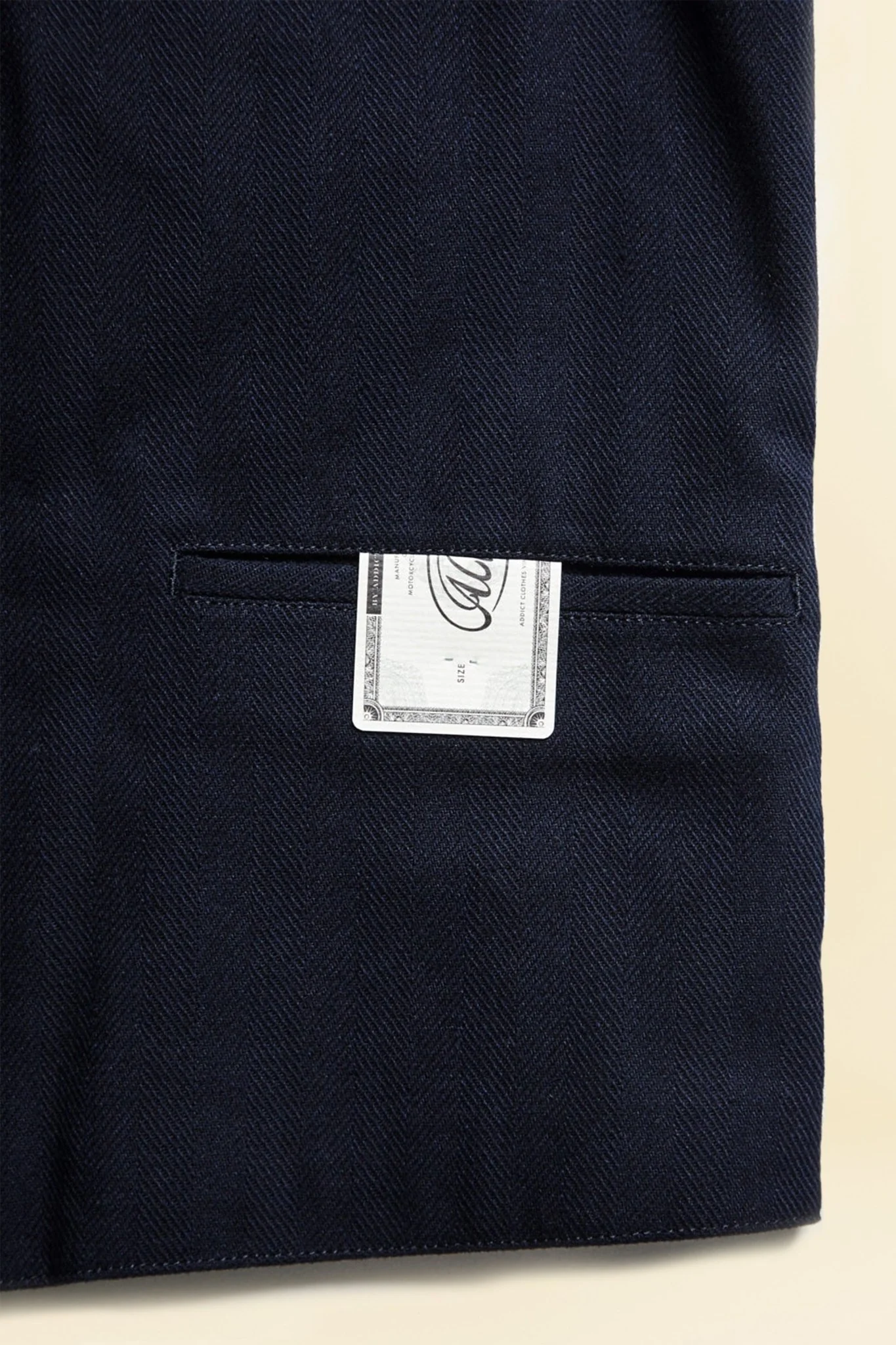 Addict Clothes ACVM Herringbone Vest - Navy - Image 7
