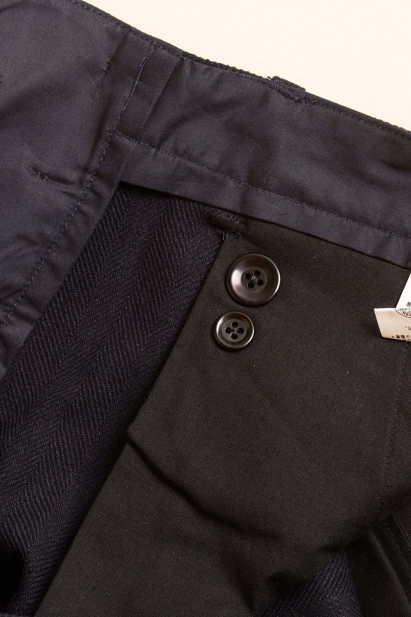Addict Clothes Herringbone Trousers - Navy - Image 8