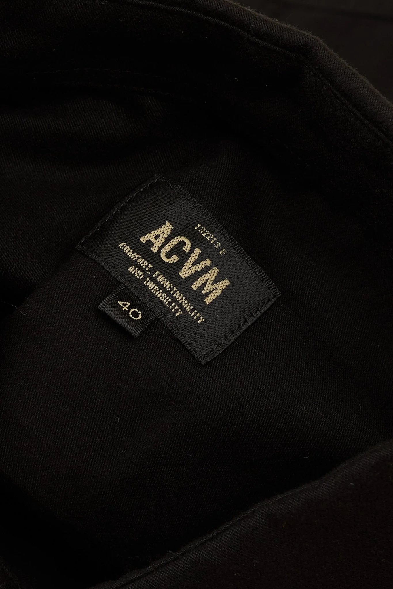 Addict Clothes ACVM Moleskin Shirt - Black - Image 5
