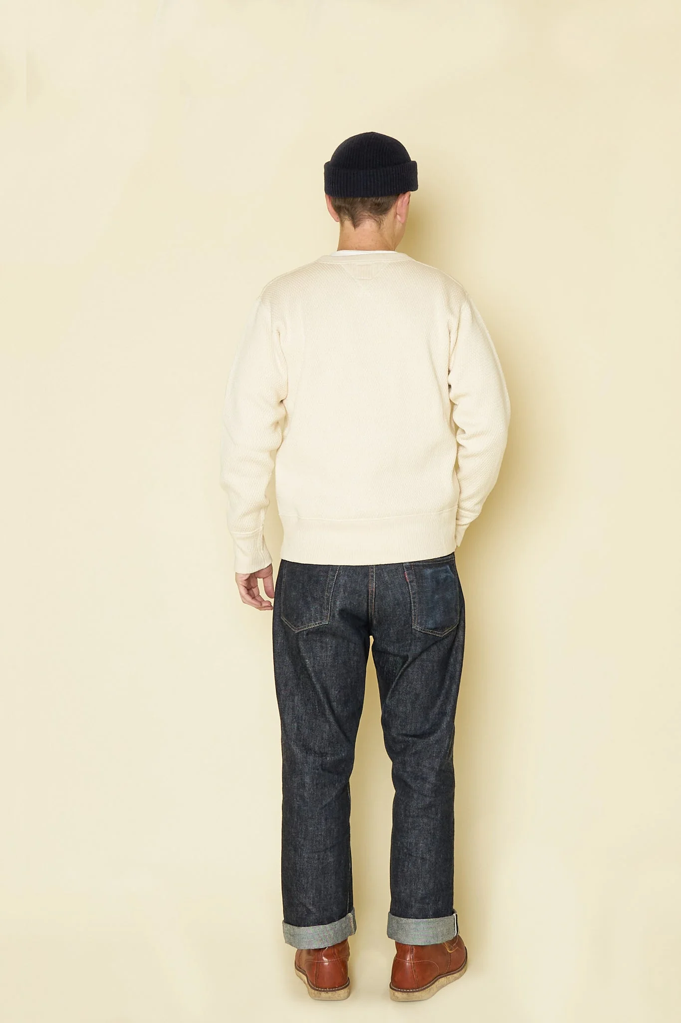 Belafonte Ragtime Super Heavy WV Thermal Sweatshirt - Soaping Ivory - Image 6