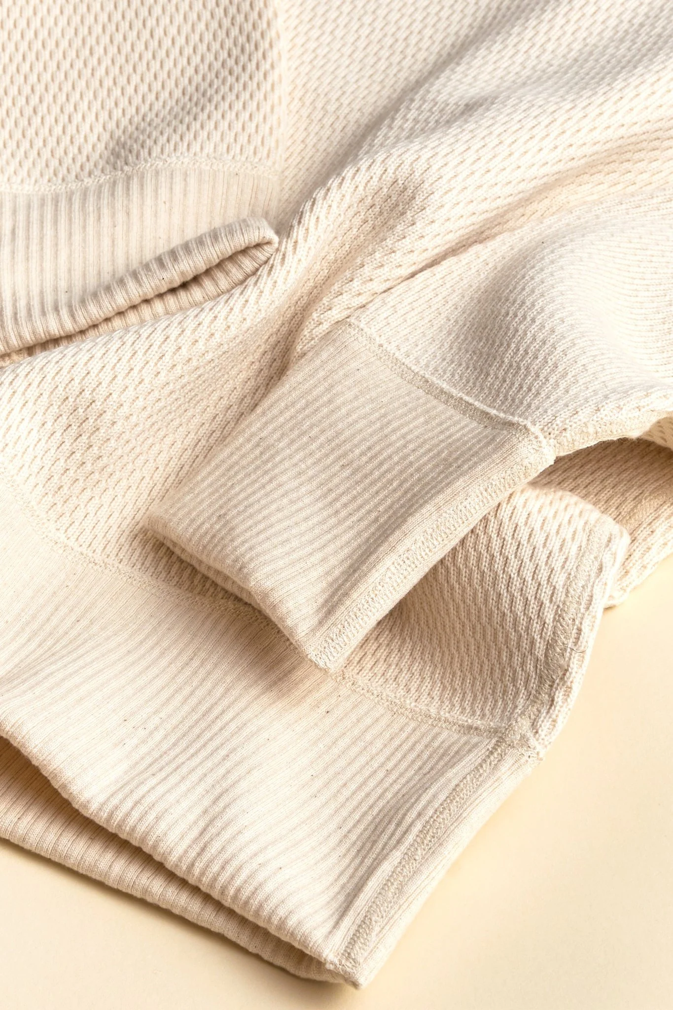 Belafonte Ragtime Super Heavy WV Thermal Sweatshirt - Soaping Ivory - Image 9