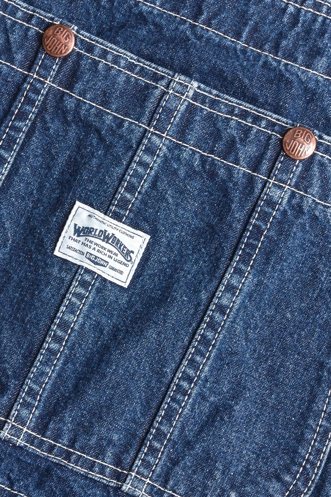 Big John World Workers Overall - Rinse - Image 7