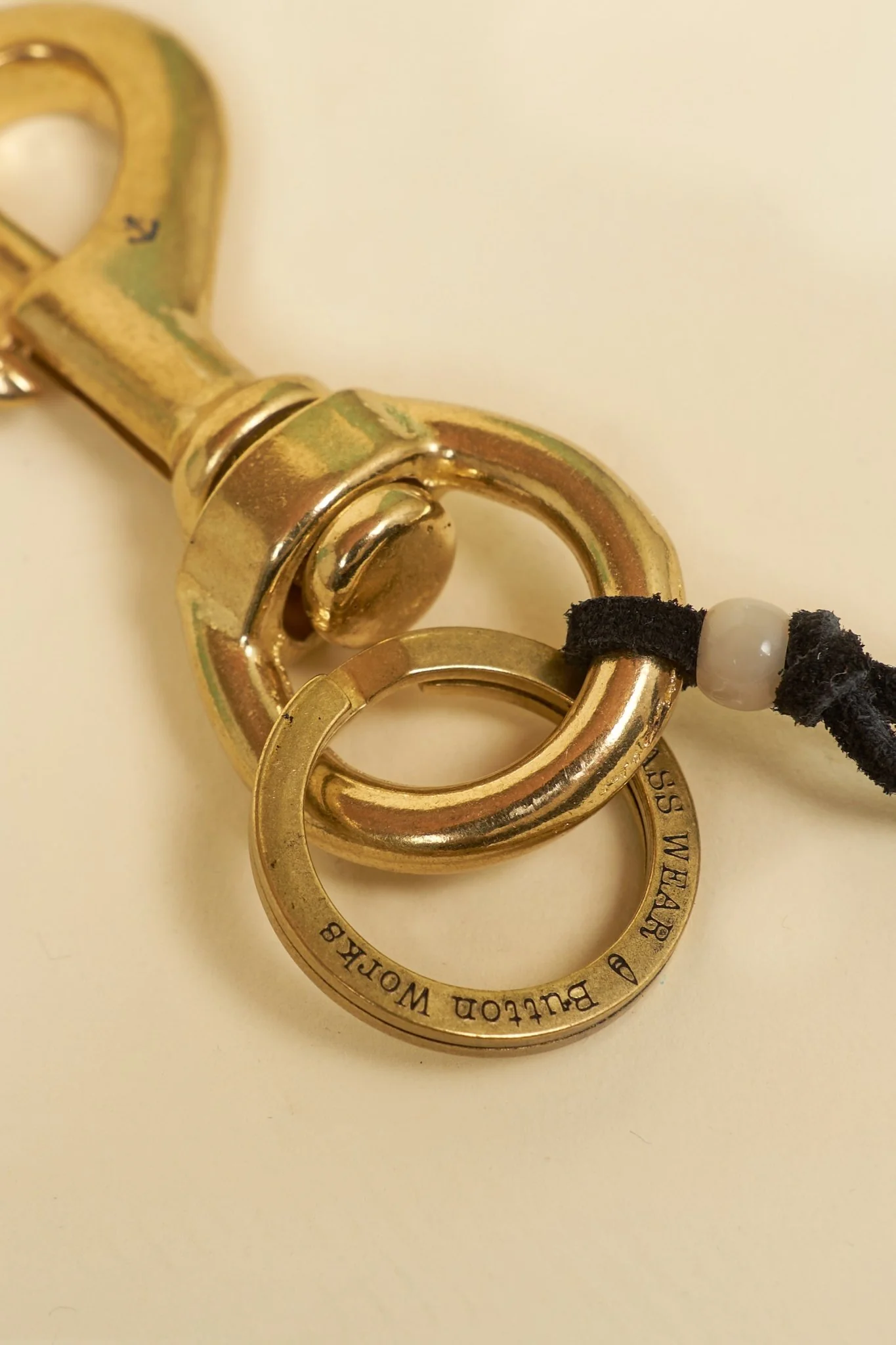 Button Works "Brass Wear" Key Holder - Brass - Image 12