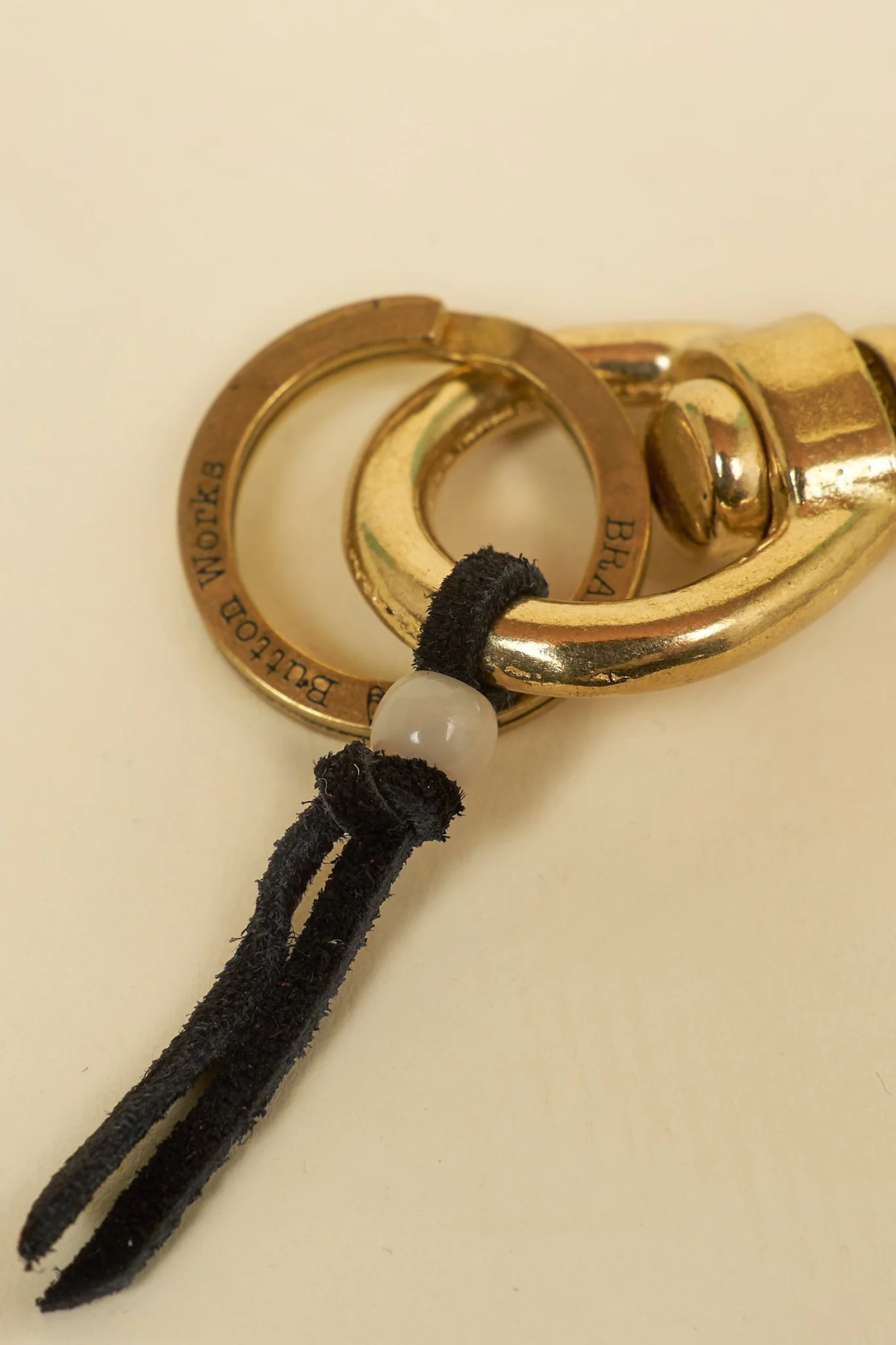 Button Works "Brass Wear" Key Holder - Brass - Image 3