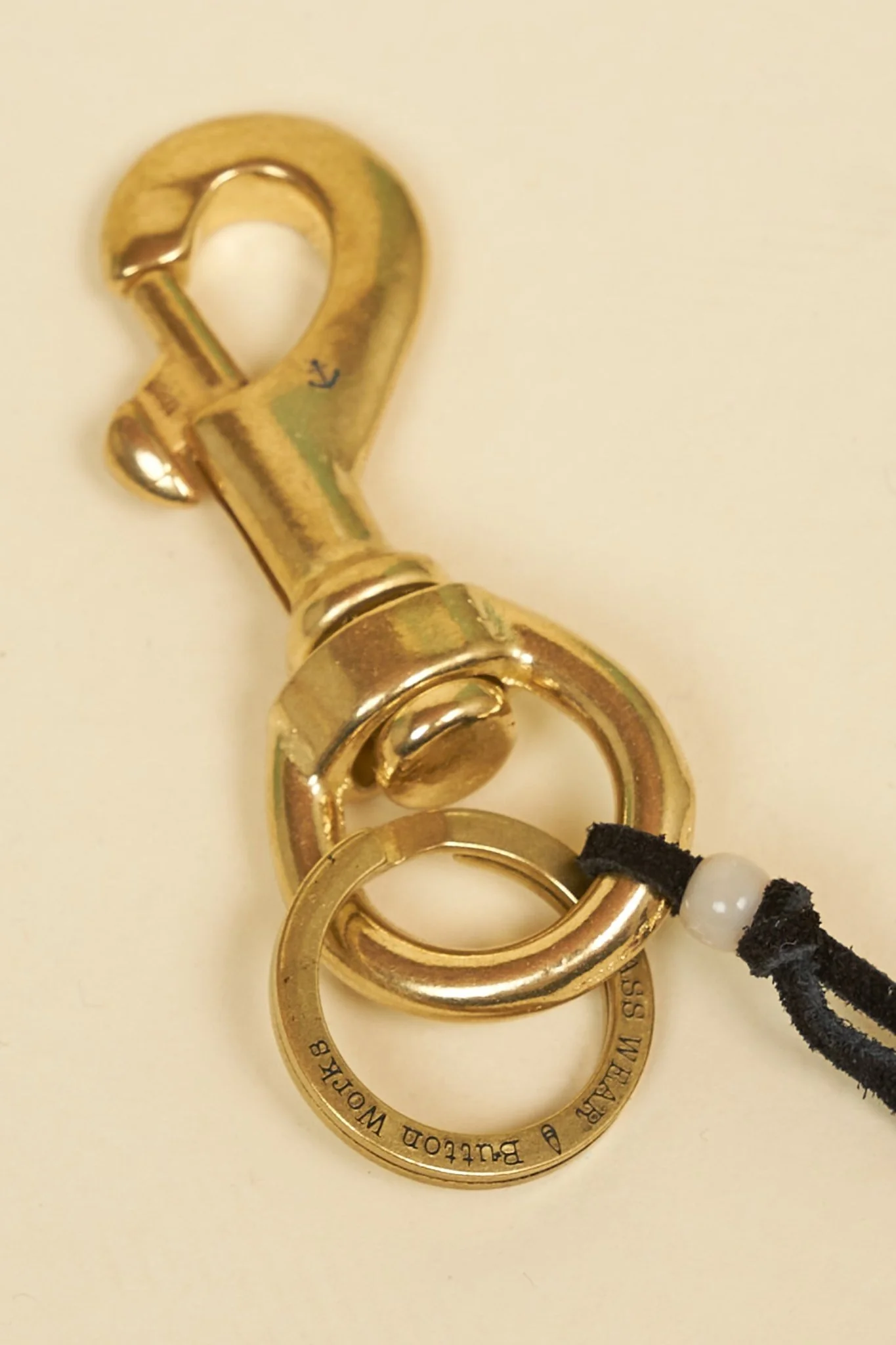 Button Works "Brass Wear" Key Holder - Brass - Image 5