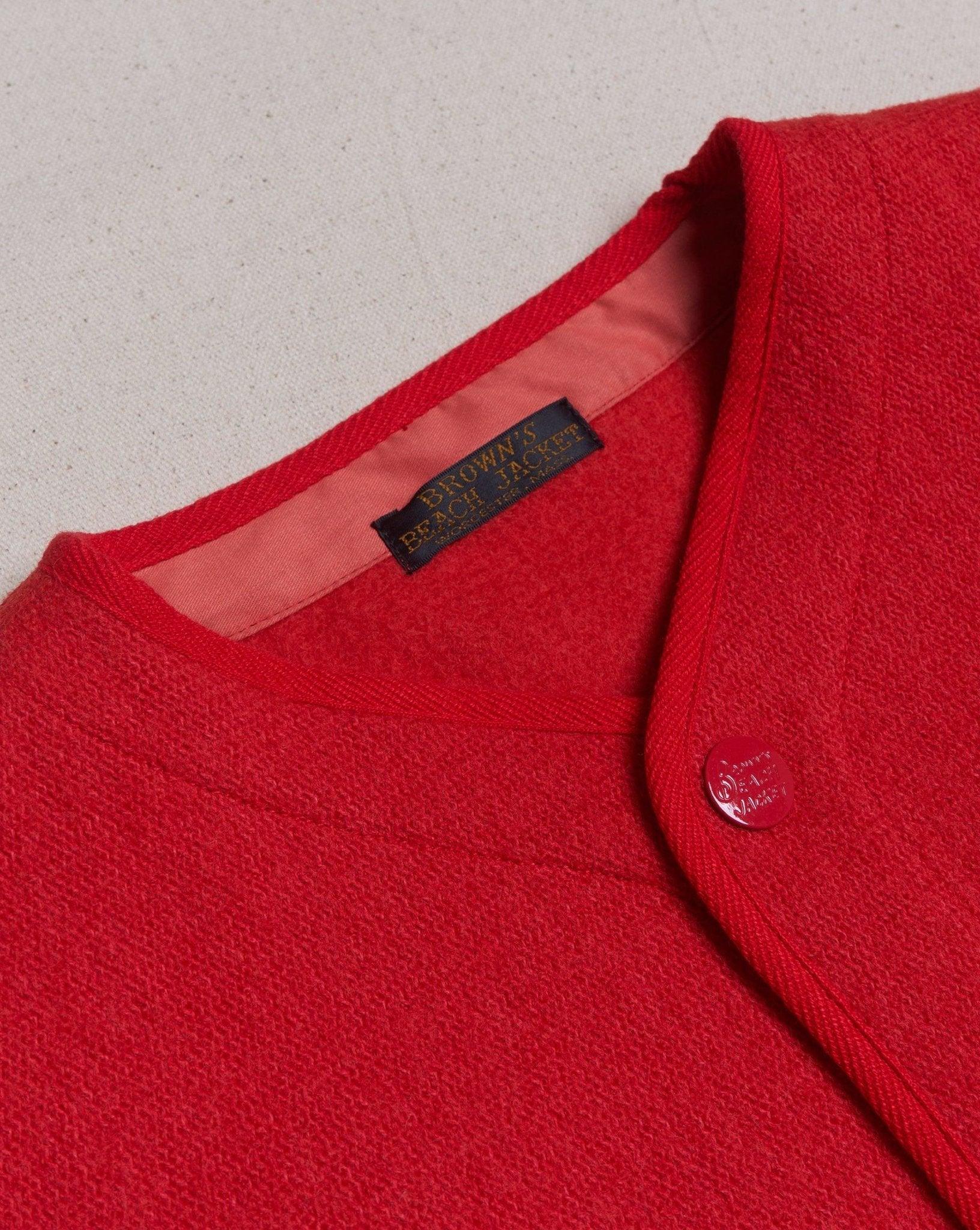 Brown's Beach Coverall Jacket - Red - Image 3