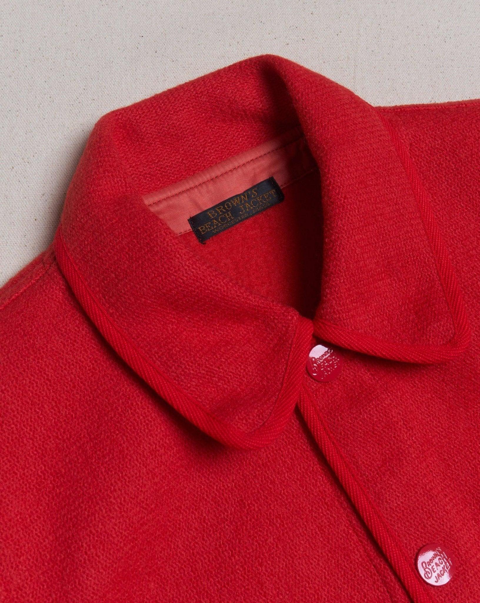 Brown's Beach Jacket - Red - Image 3