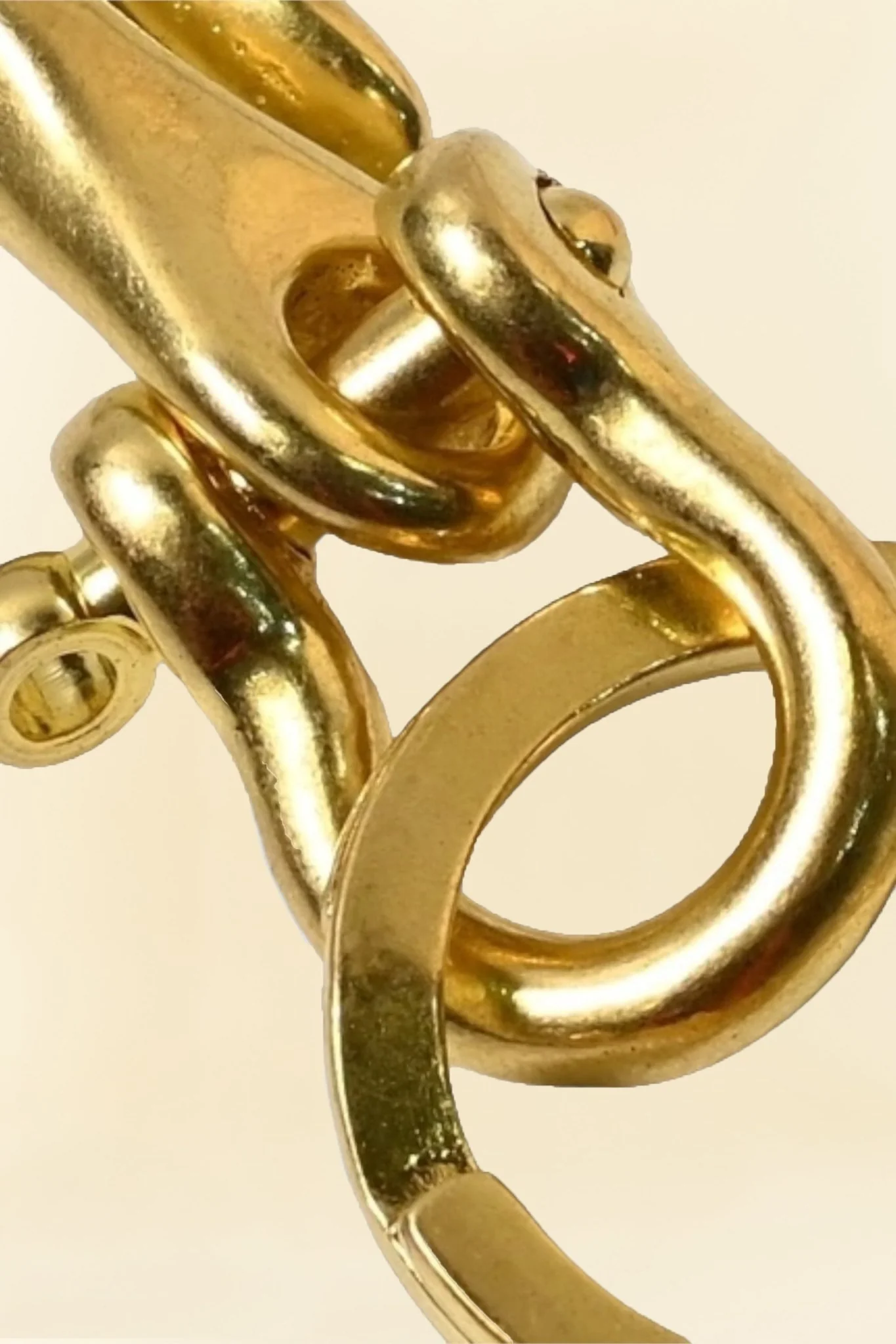 Button Works "Brass Wear" Fish Hook Key Holder - Image 4