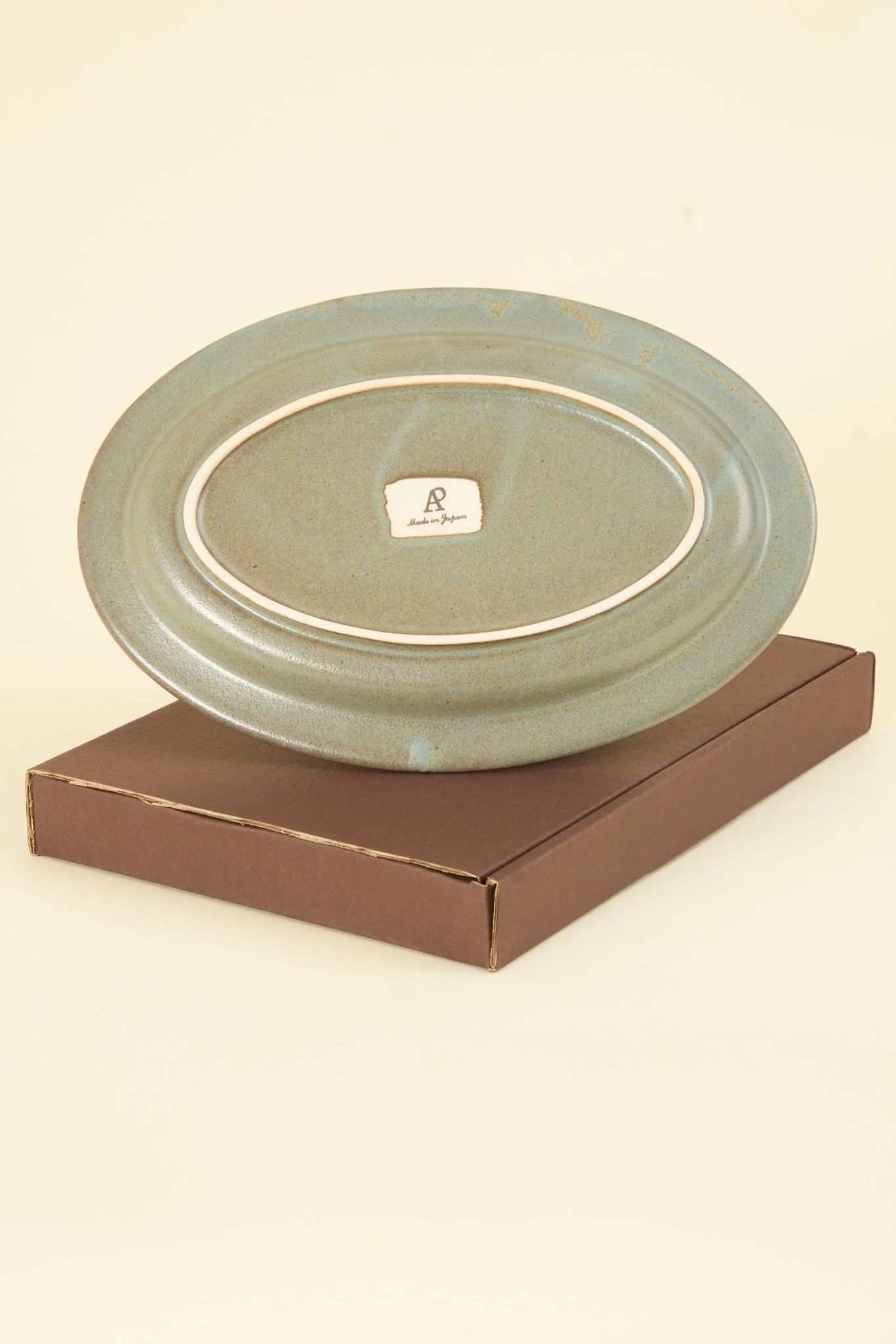 CHIPS Inc. Ancient Pottery Oval Plate - Gray - Image 4