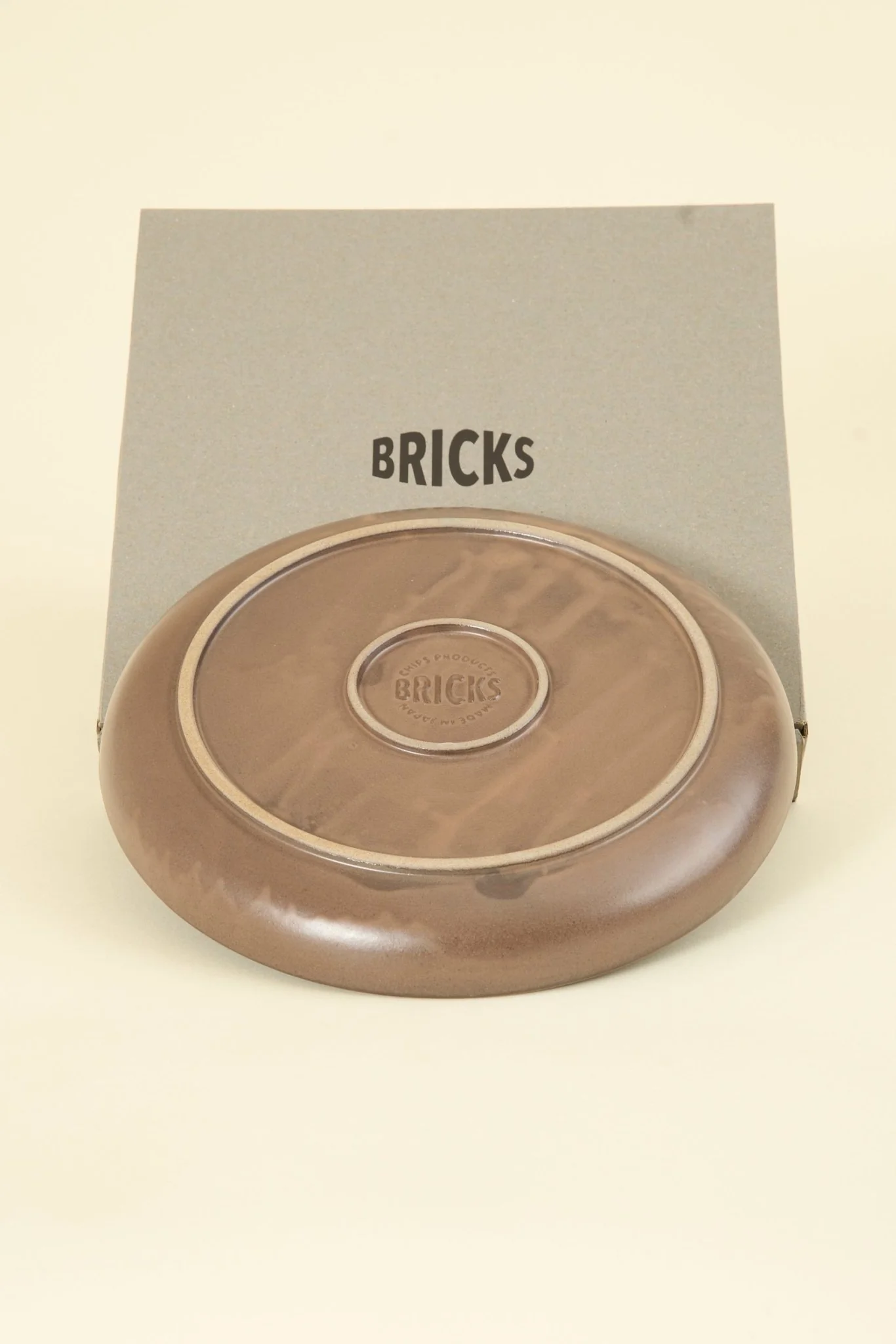 CHIPS Inc. BRICKS Large Plate - Brown - Image 4