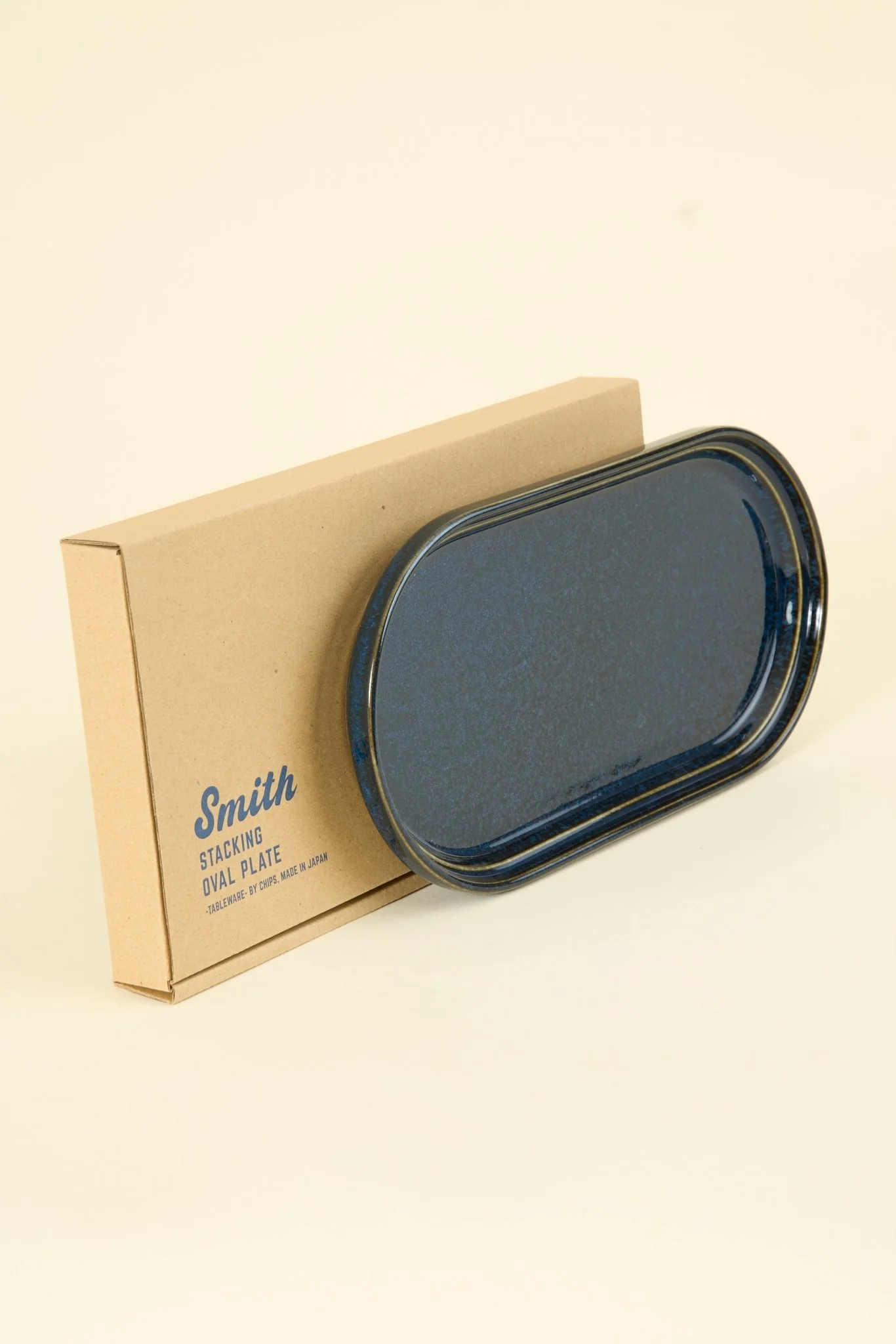 CHIPS Inc. Smith Stacking Oval Plate - Navy - Image 2