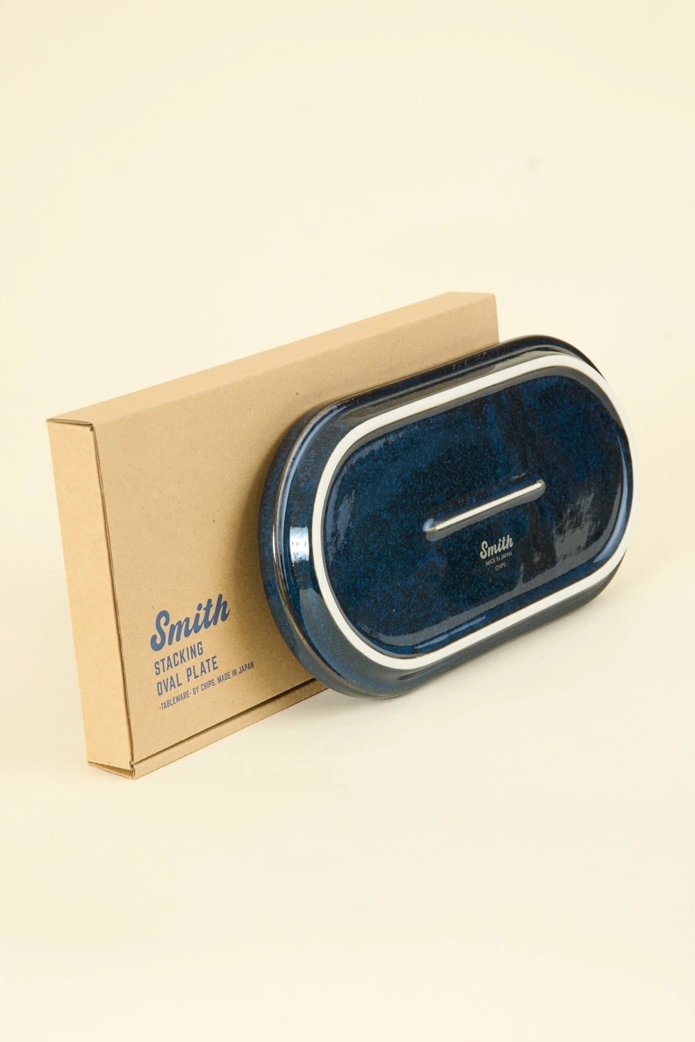 CHIPS Inc. Smith Stacking Oval Plate - Navy - Image 4