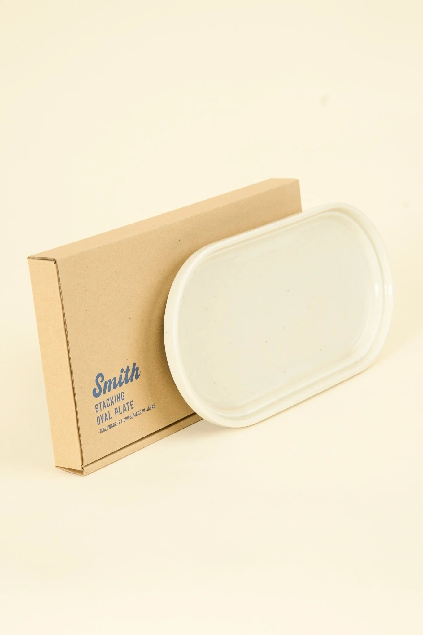 CHIPS Inc. Smith Stacking Oval Plate - Vanilla - Image 2