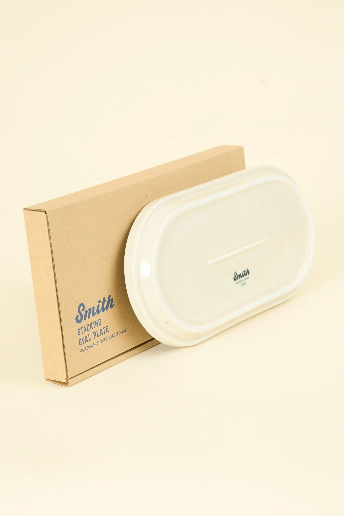 CHIPS Inc. Smith Stacking Oval Plate - Vanilla - Image 4