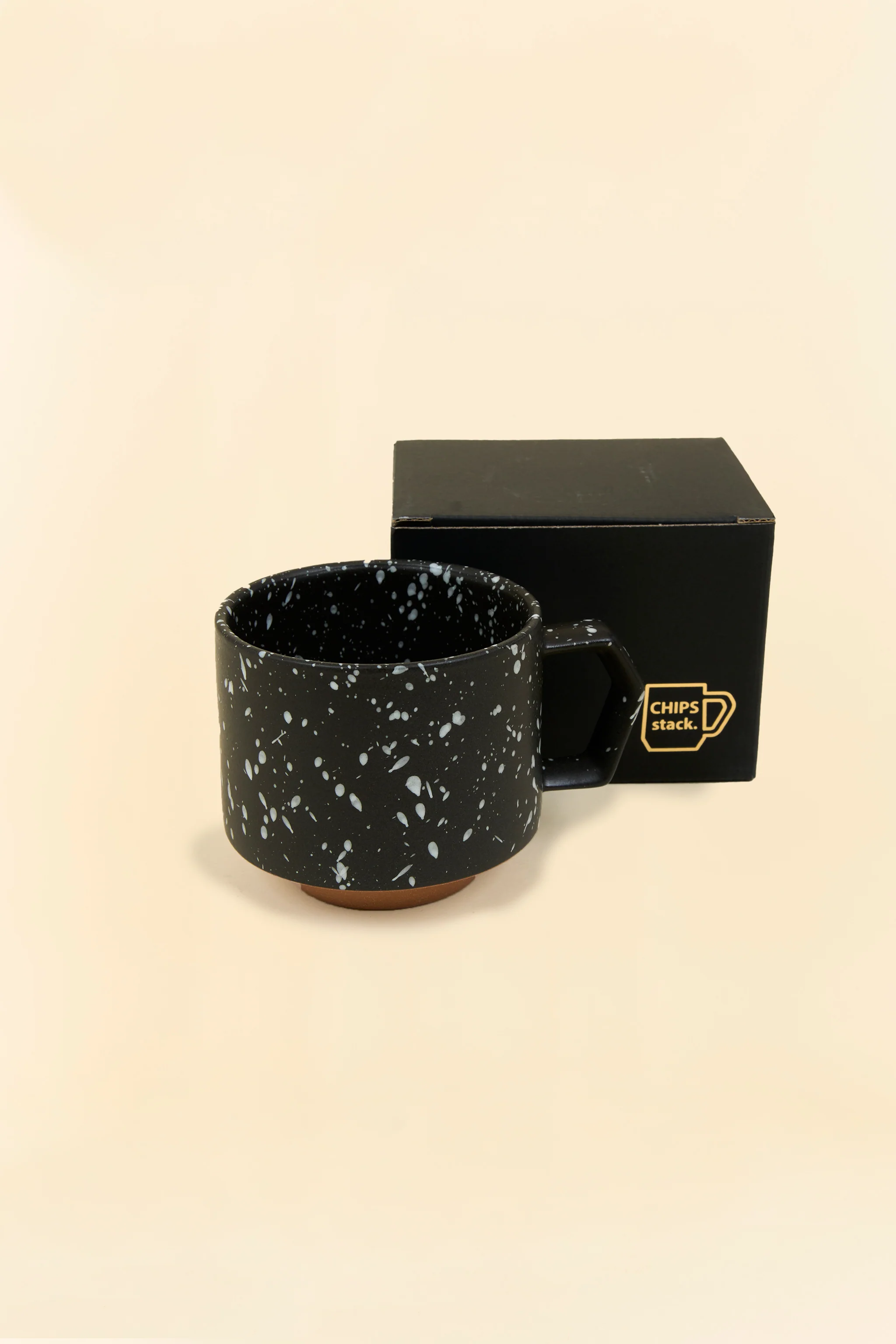CHIPS Inc. Stack Mug - Splash Black / White - Image 2