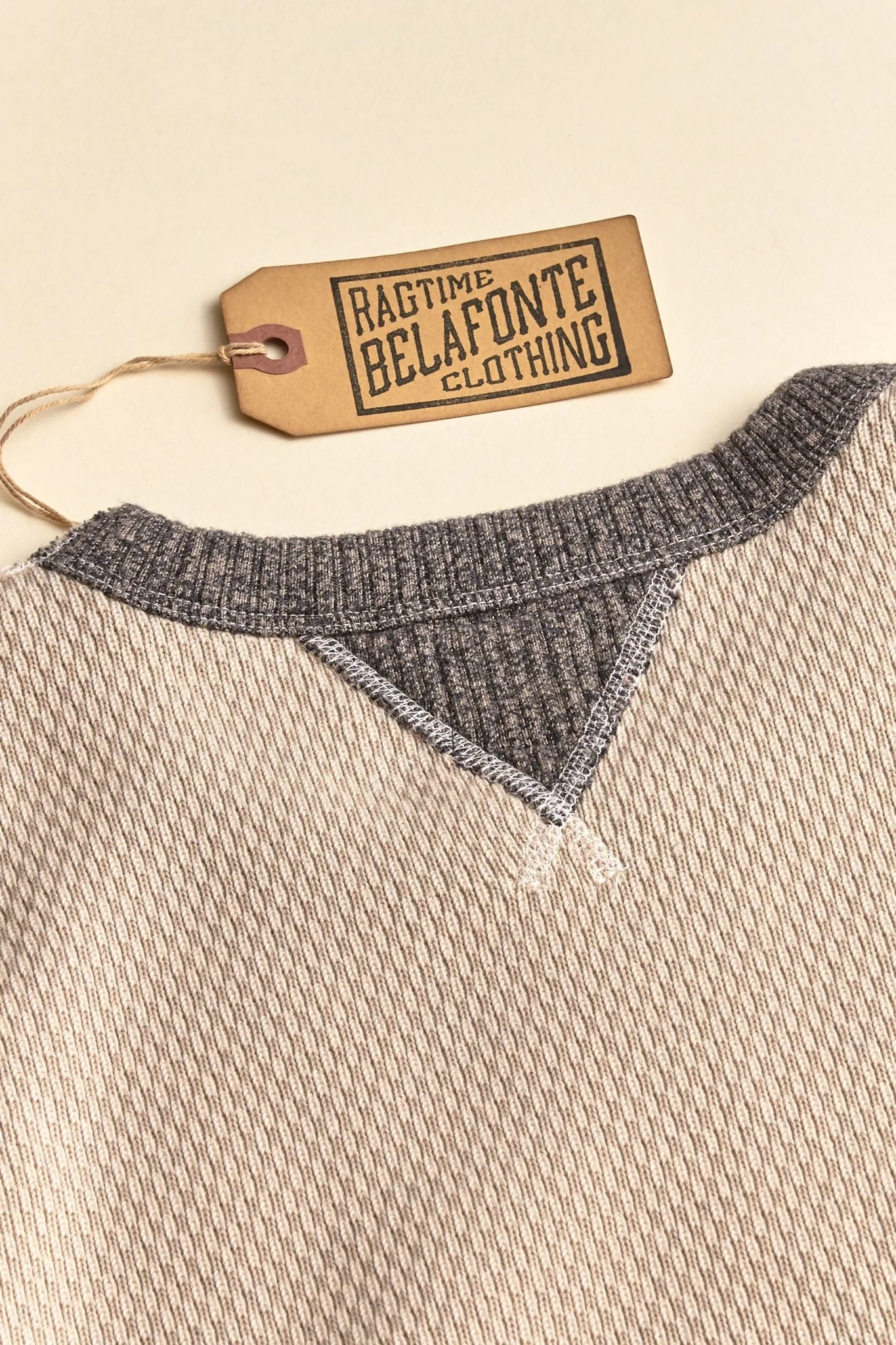 Belafonte Ragtime Super Heavy WV Thermal Sweatshirt - Smoky Ash Gray - Image 8