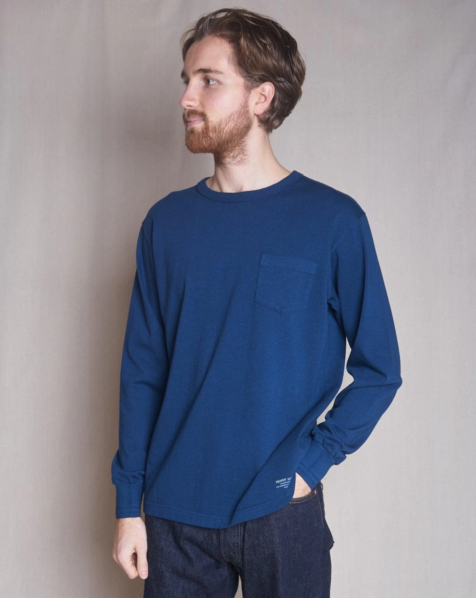 Trophy Clothing OD Sportswear Pocket Tee - Indigo - Image 3
