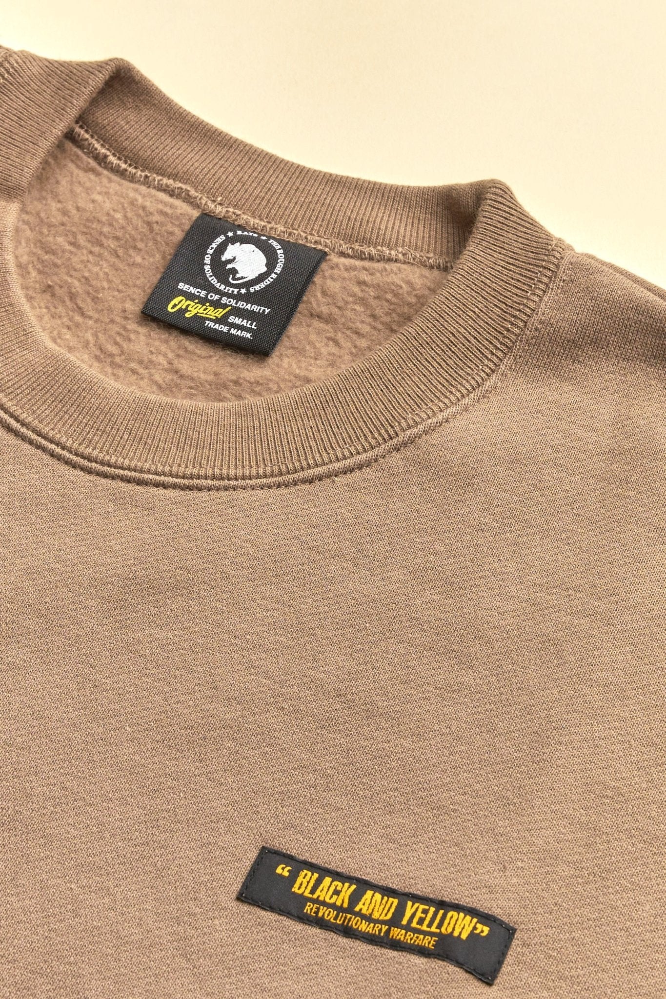 Rats Classic Crew Neck Sweatshirt - Khaki - Image 3