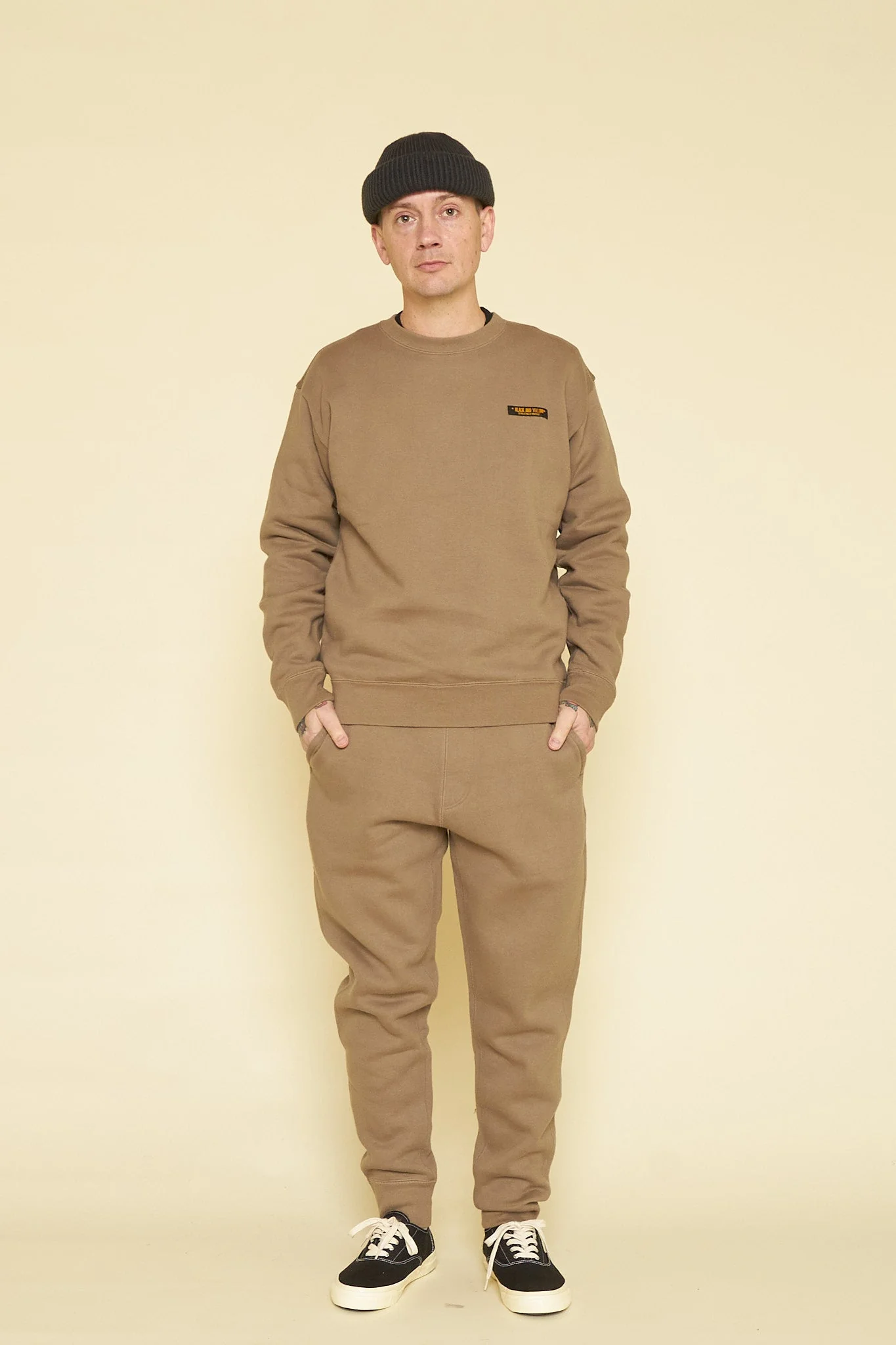 Rats Classic Crew Neck Sweatshirt - Khaki - Image 4