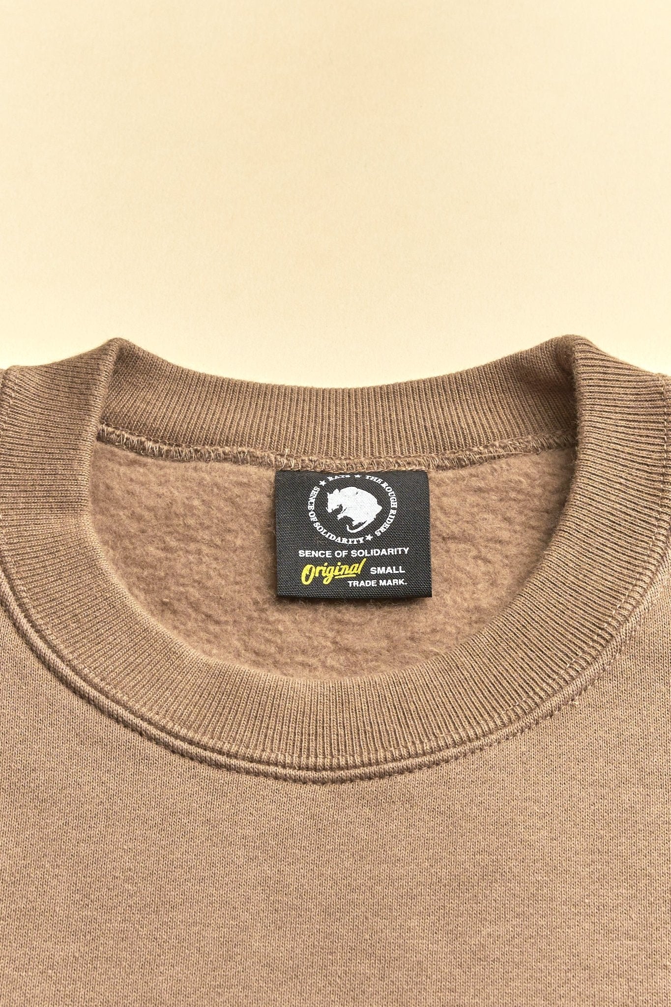 Rats Classic Crew Neck Sweatshirt - Khaki - Image 7