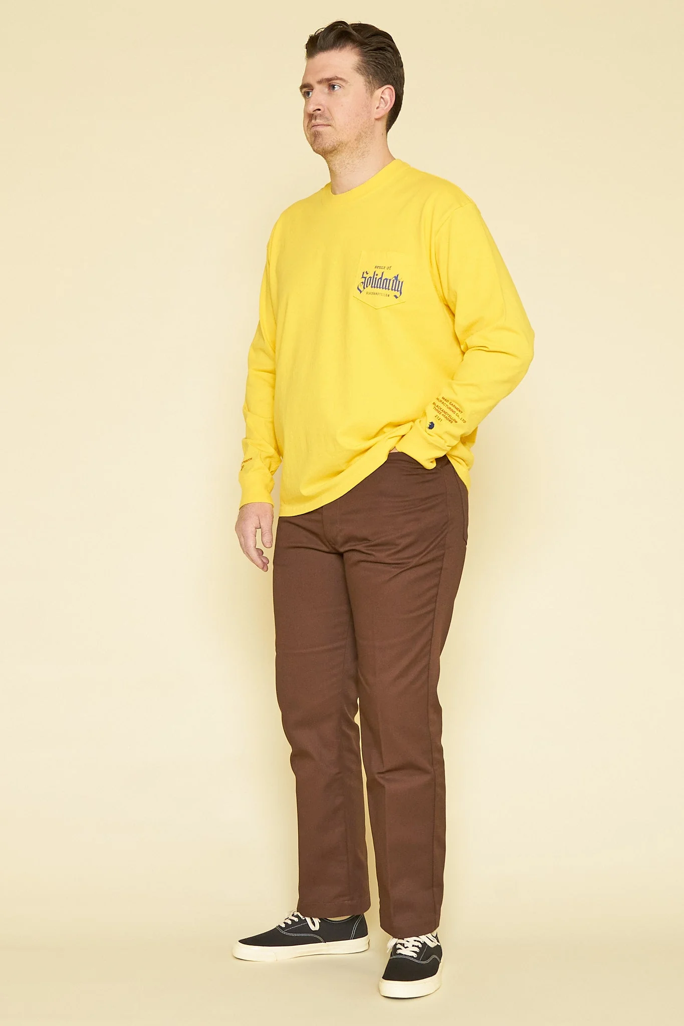 Rats Solidarity Pocket Long Sleeve - Yellow - Image 6