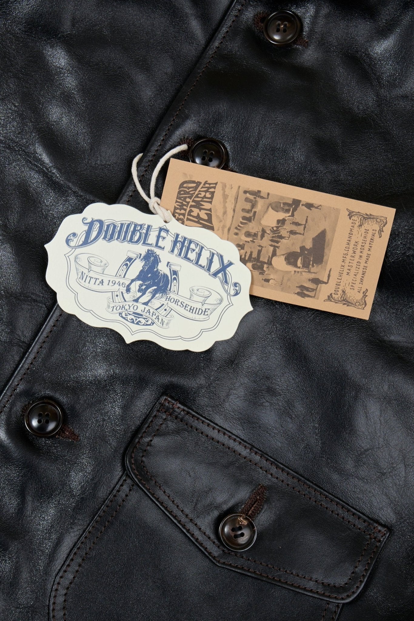Double Helix Classic 1920's Jacket - Black - Image 3