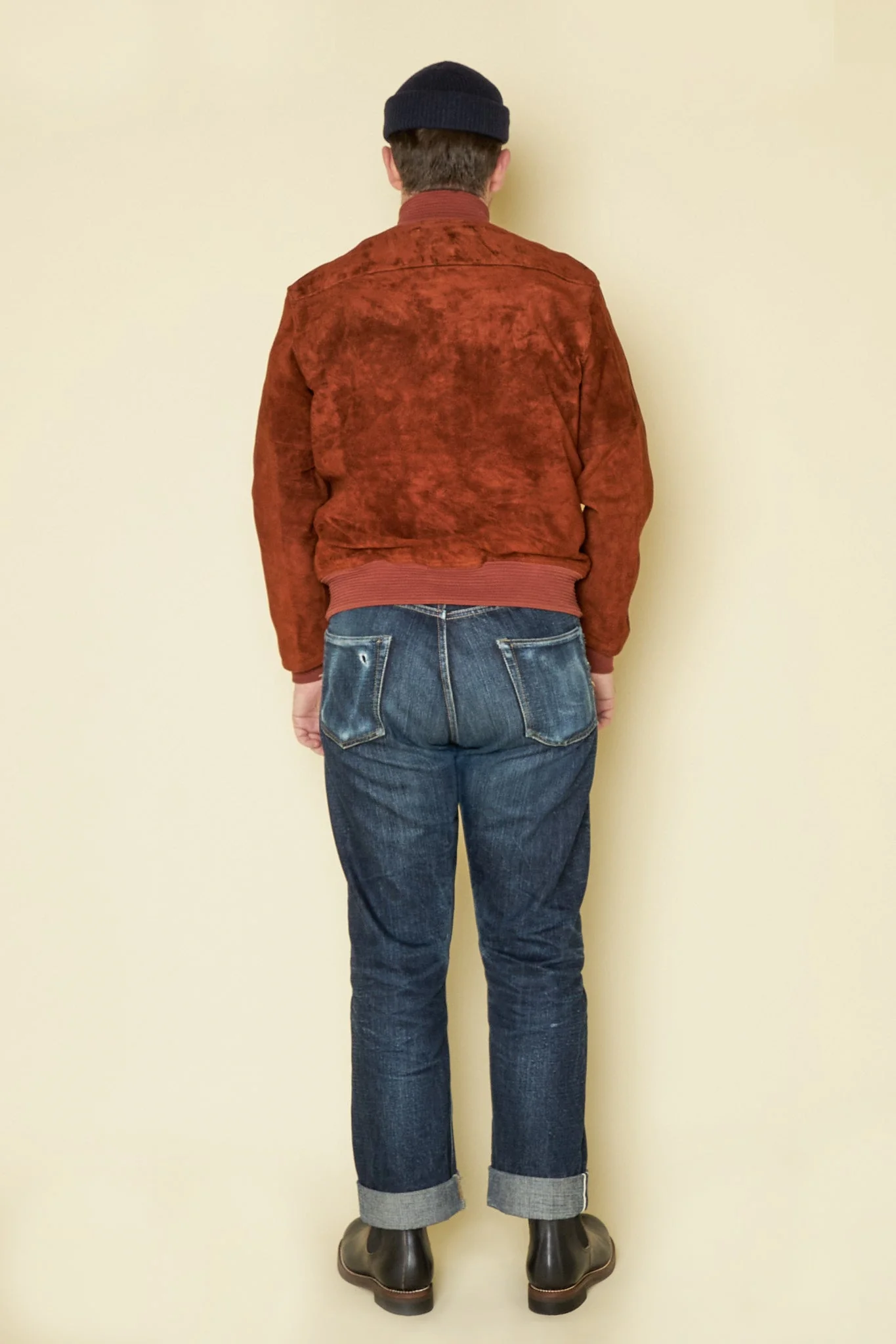 Double Helix 'Huntsman' Horsehide Suede Jacket - Brown - Image 6