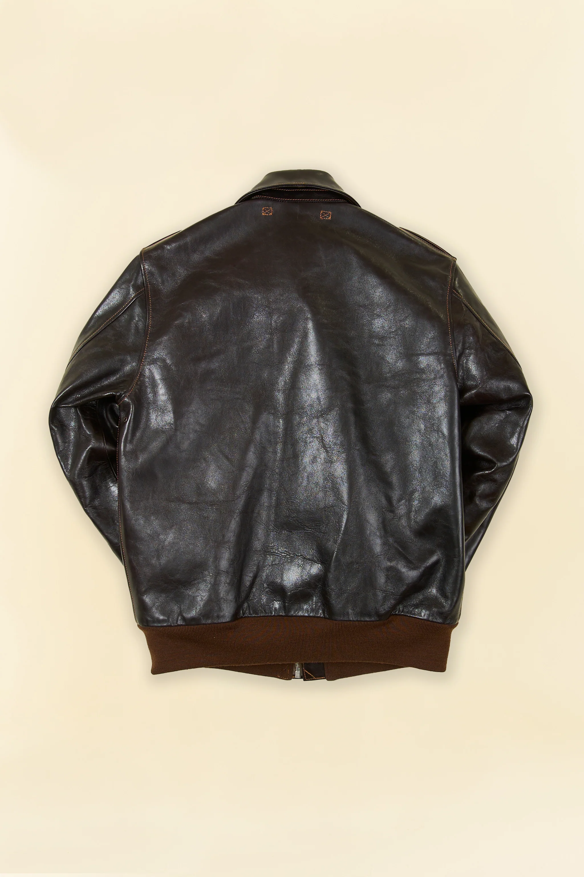 Double Helix 'Type A-2' Horsehide Leather Jacket - Image 3