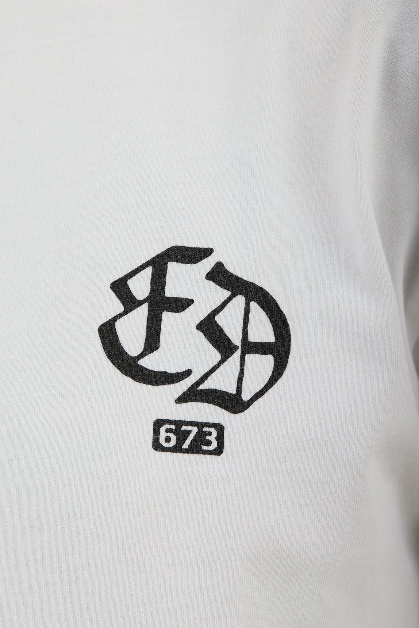 Eat Dust Printed L/S Tee - White - Image 5