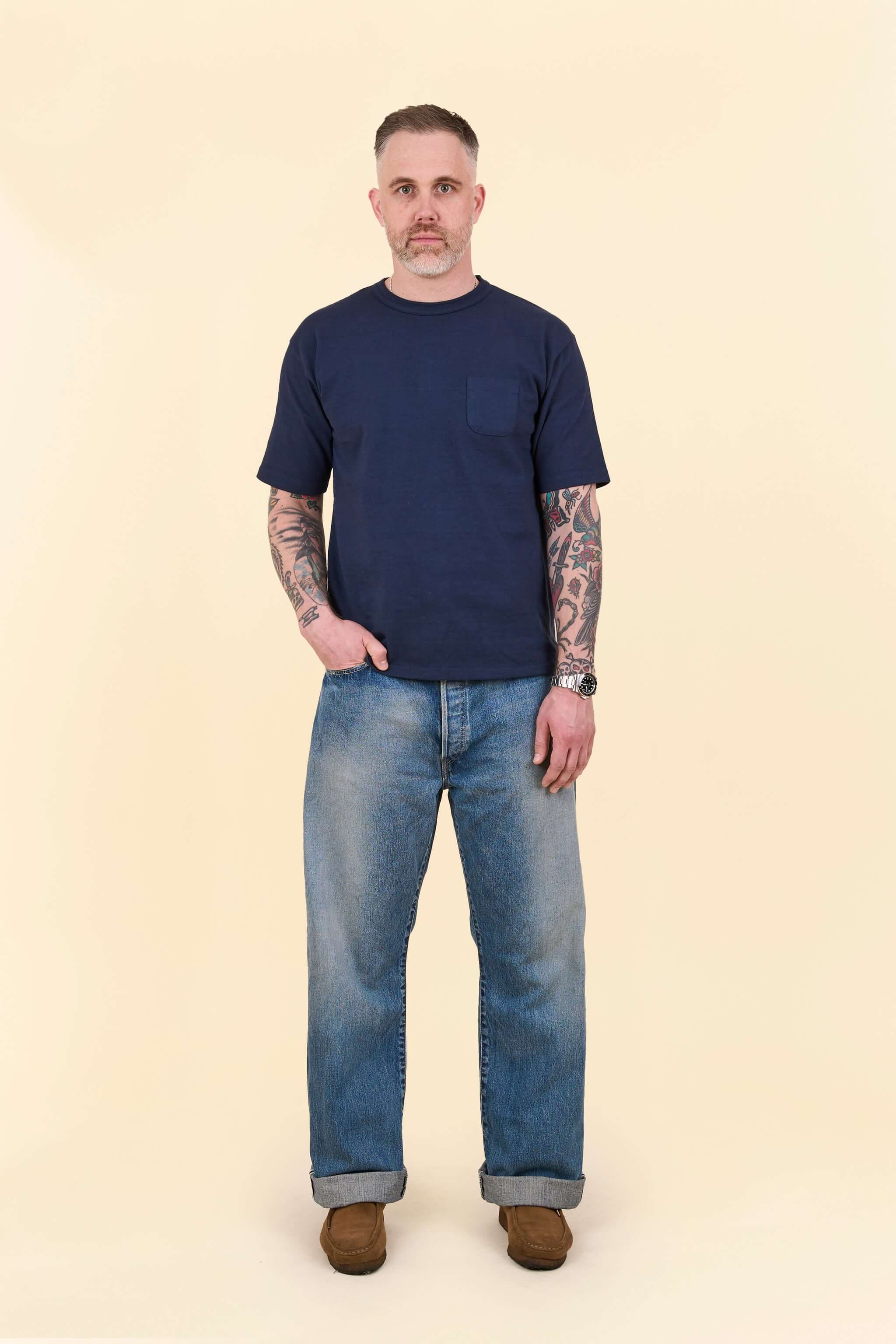Godspeed 1950UV - 13oz Vintage Wash Wide Straight Selvedge Denim - Image 2