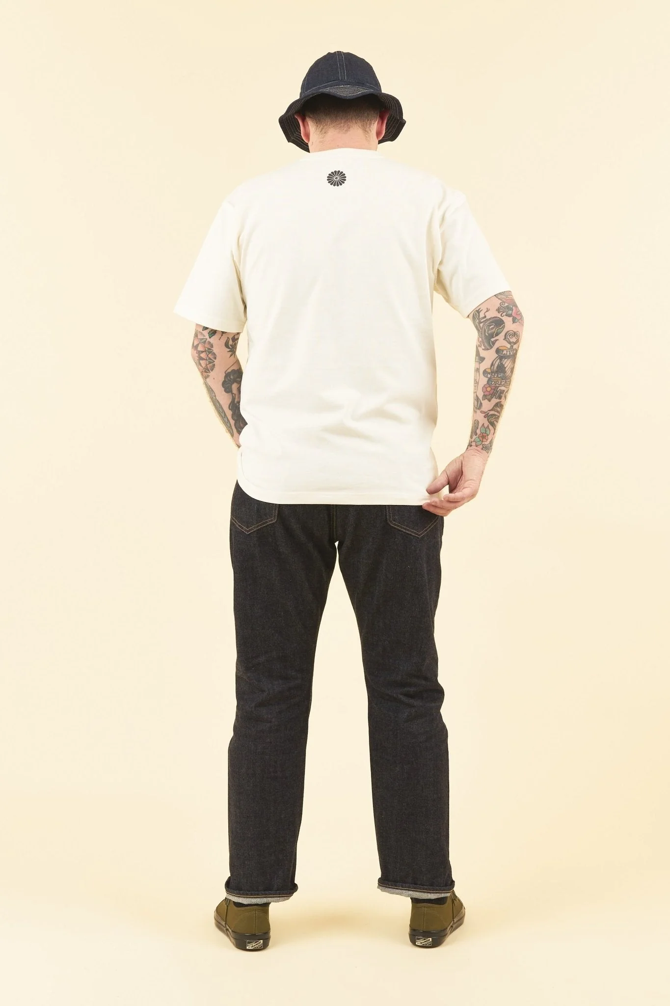 Godspeed 'Zenith' Heavyweight Organic T-Shirt - Natural - Image 4