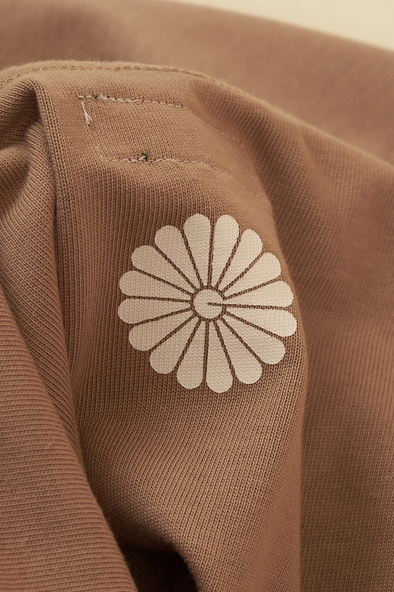 Godspeed 'Zenith' Heavyweight Organic T-Shirt - Brown - Image 6