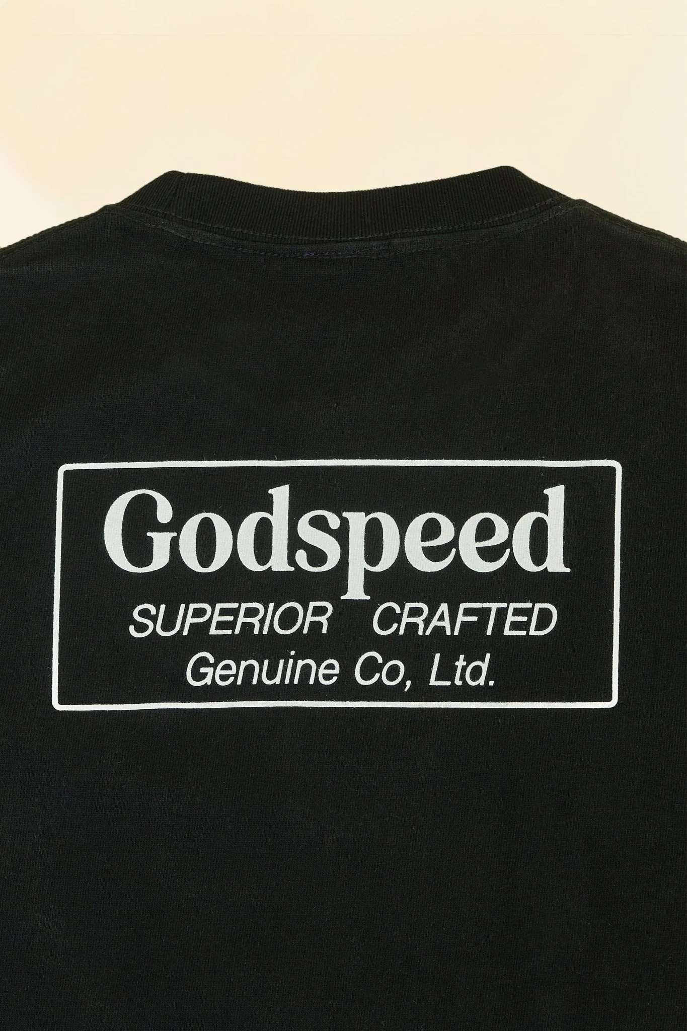 Godspeed 'Genuine' Heavyweight Organic T-Shirt - Black - Image 5
