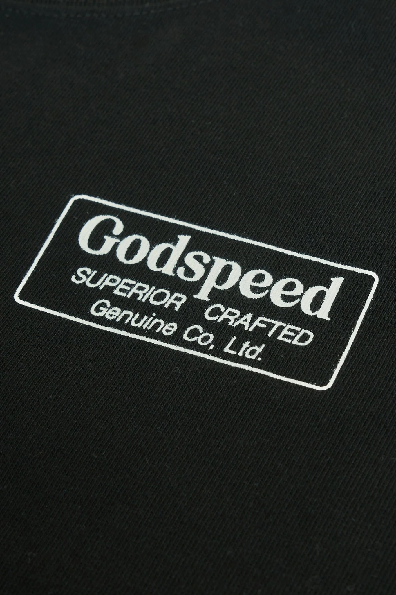 Godspeed 'Genuine' Heavyweight Organic T-Shirt - Black - Image 7