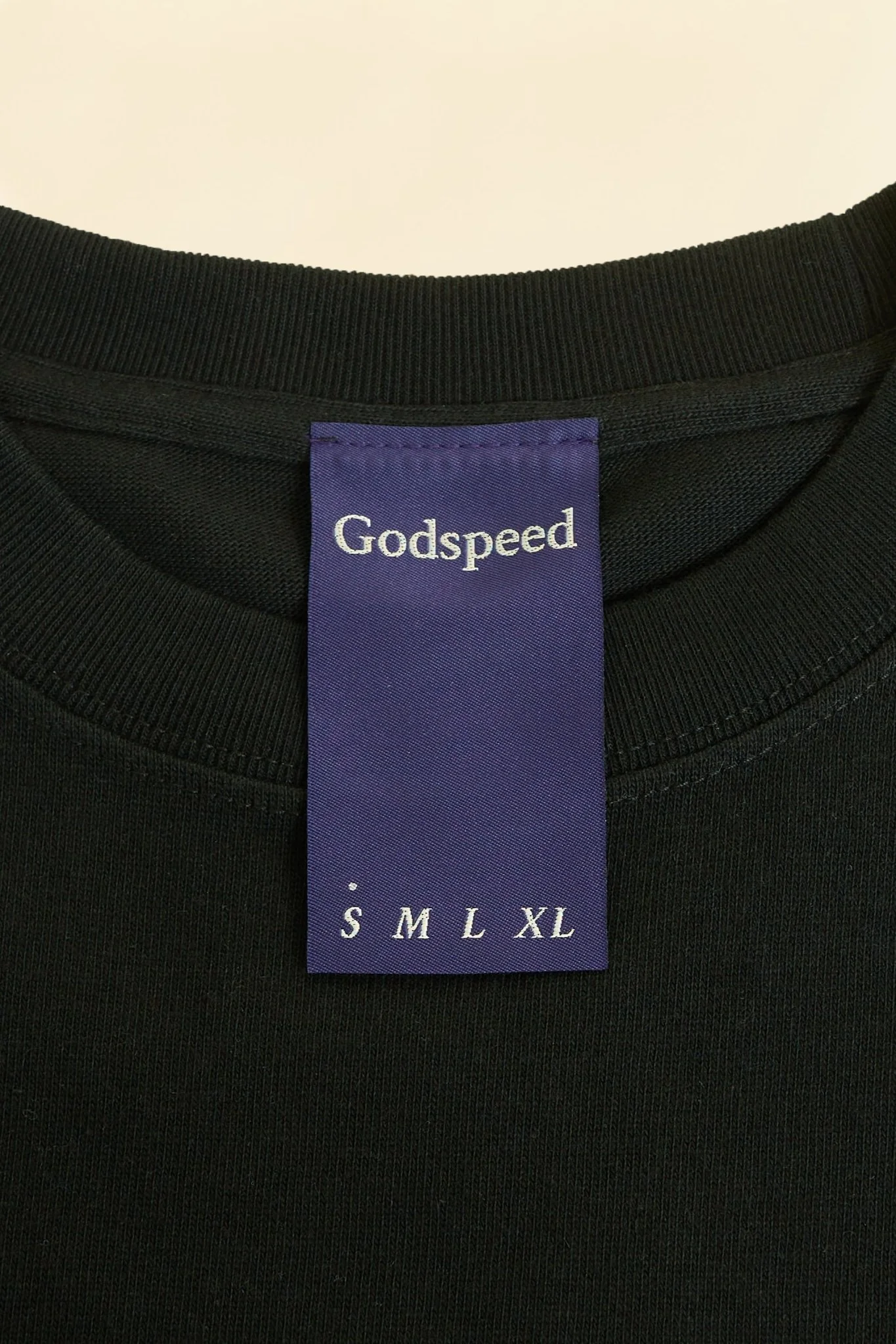Godspeed 'Genuine' Heavyweight Organic T-Shirt - Black - Image 8