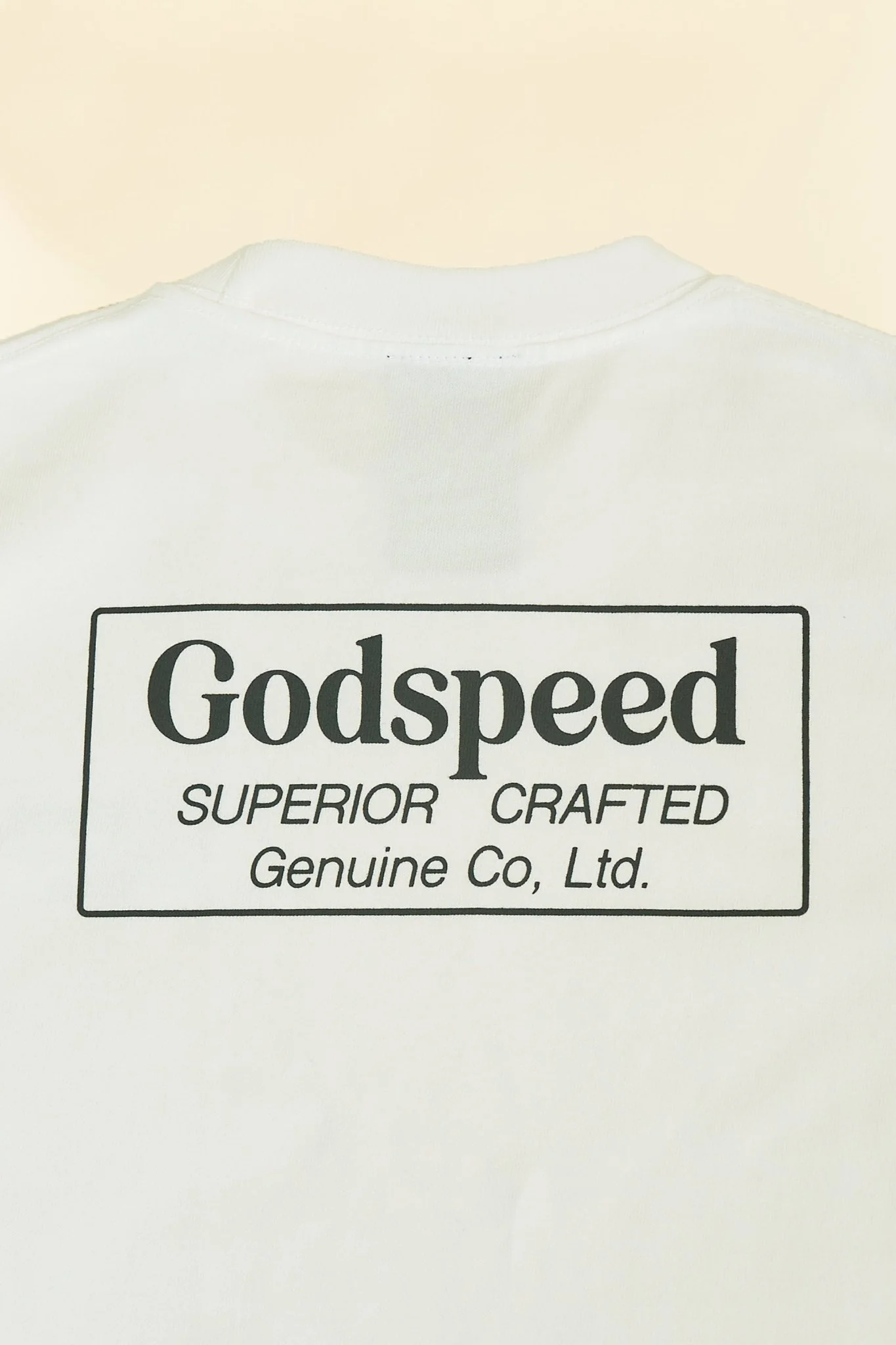 Godspeed 'Genuine' Heavyweight Organic T-Shirt - White - Image 5