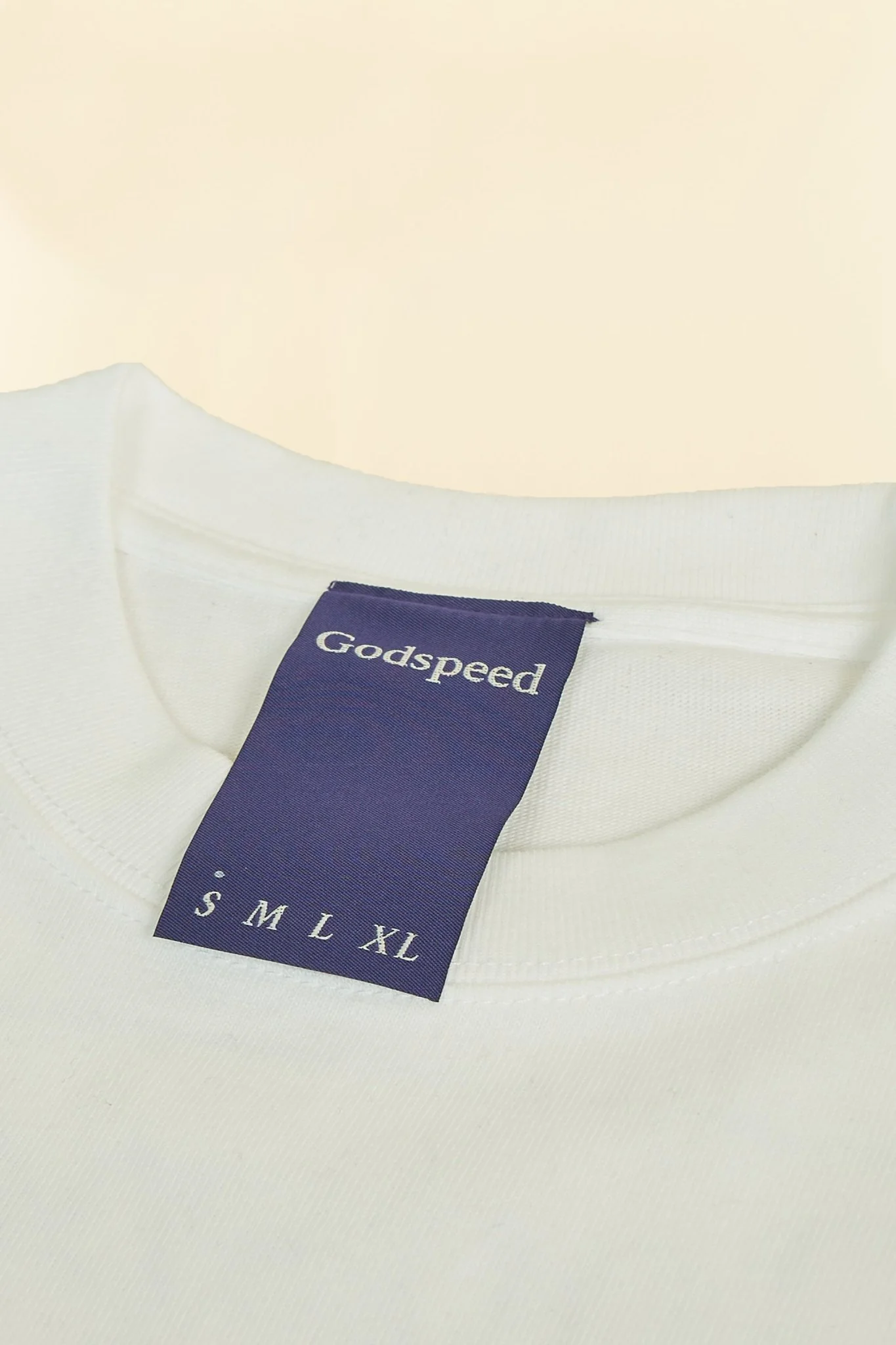 Godspeed 'Genuine' Heavyweight Organic T-Shirt - White - Image 6