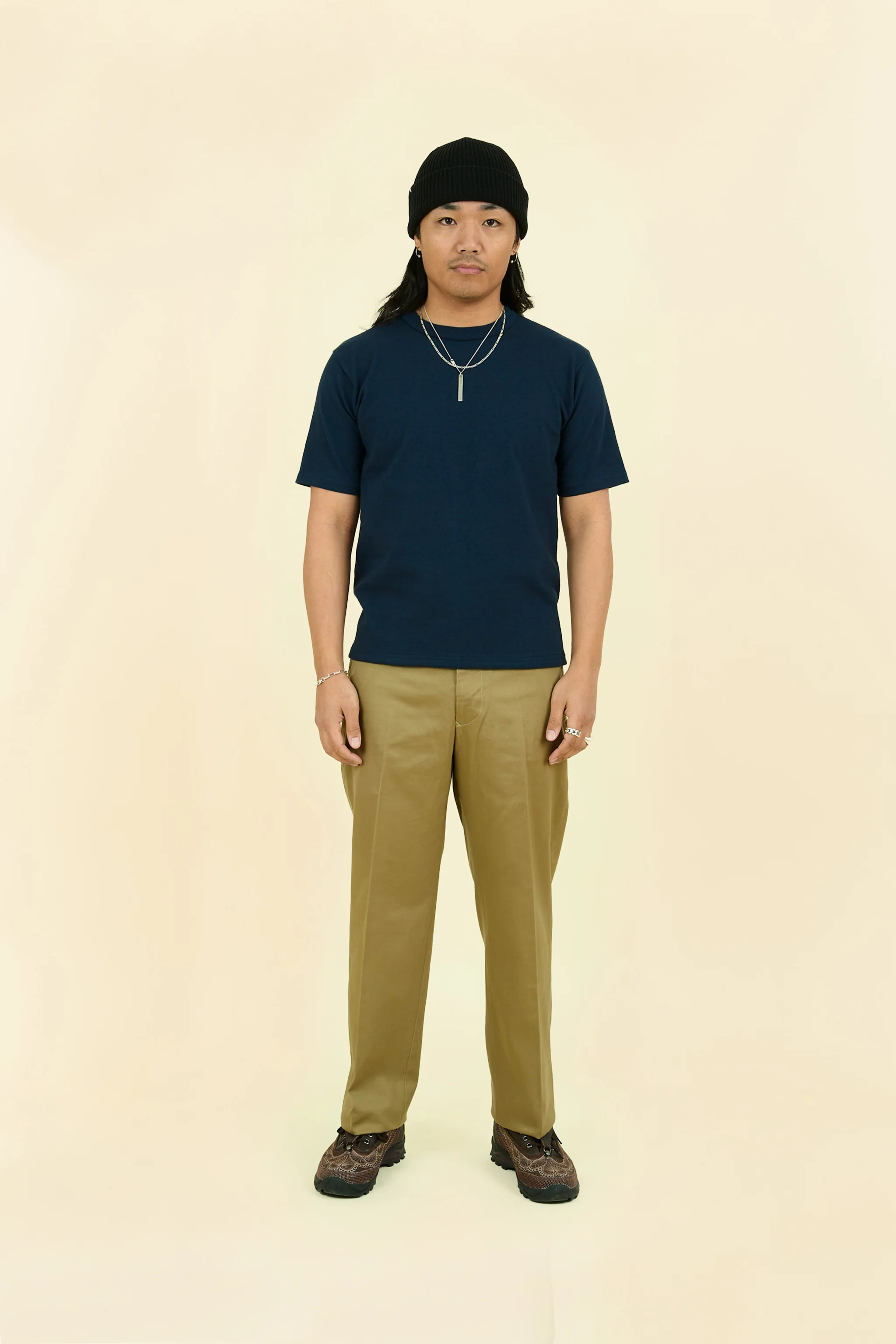 Godspeed Heavyweight Loopwheel 10oz T-Shirt - Navy - Image 2