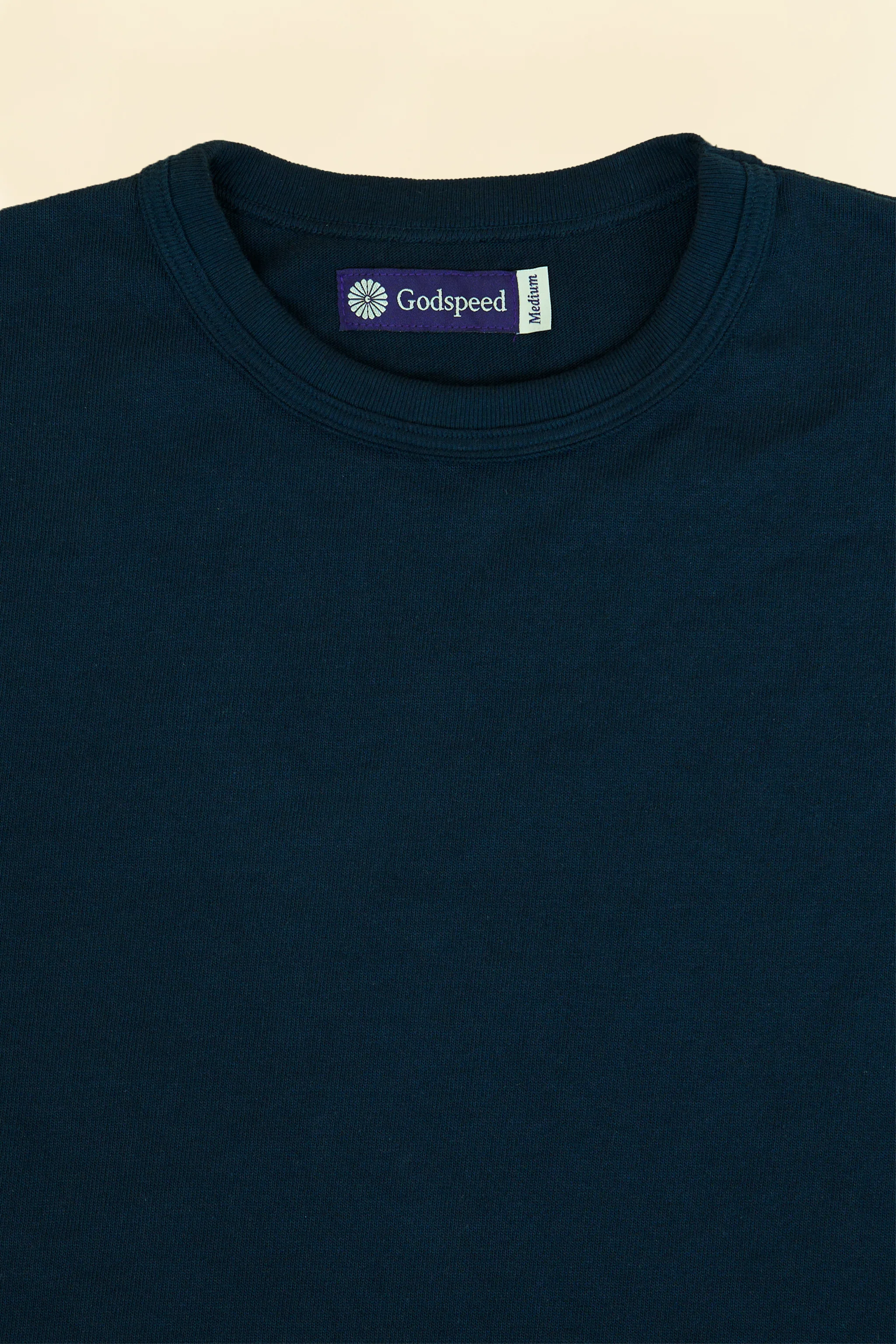 Godspeed Heavyweight Loopwheel 10oz T-Shirt - Navy - Image 5