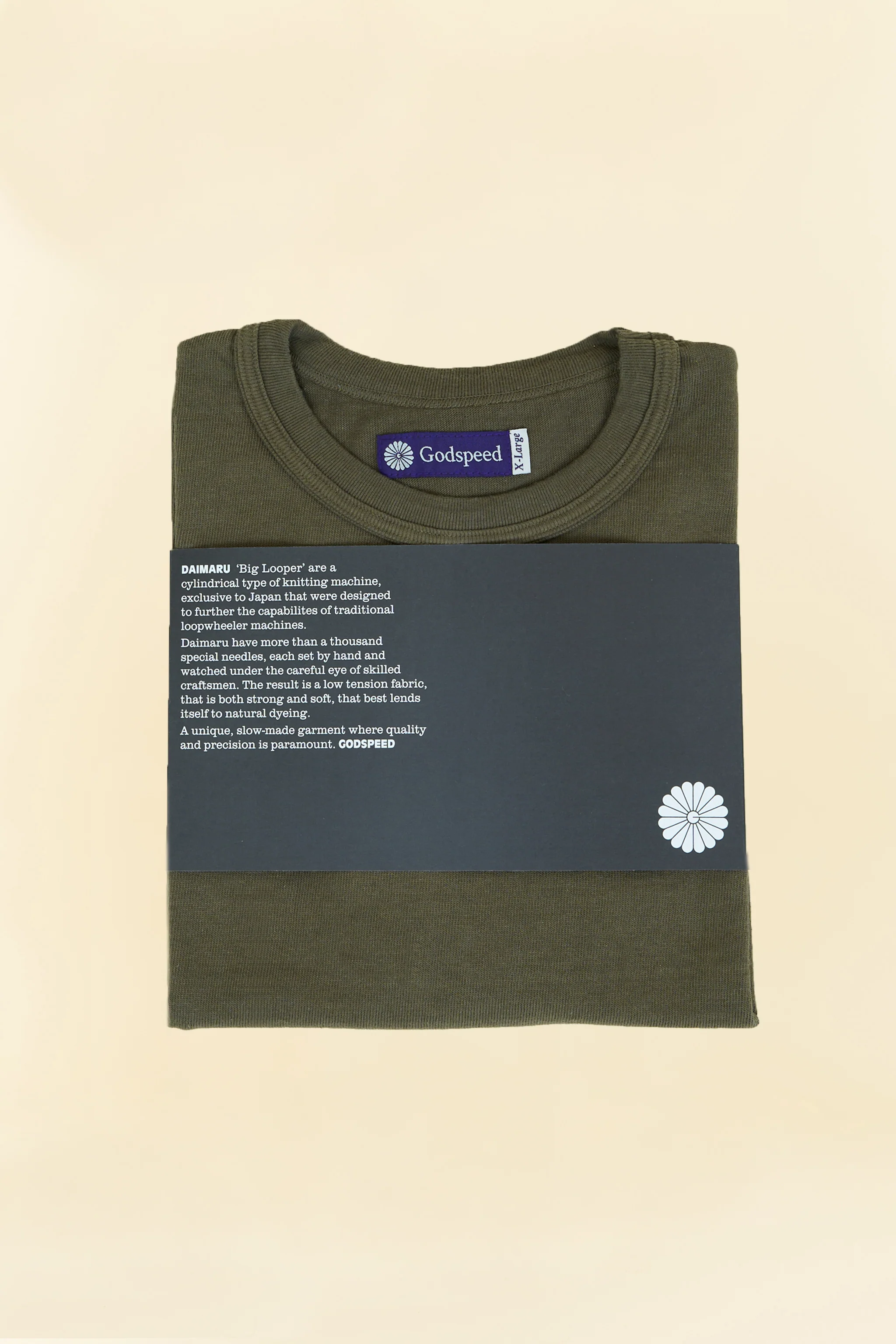 Godspeed Heavyweight Loopwheel 10oz T-Shirt - Olive