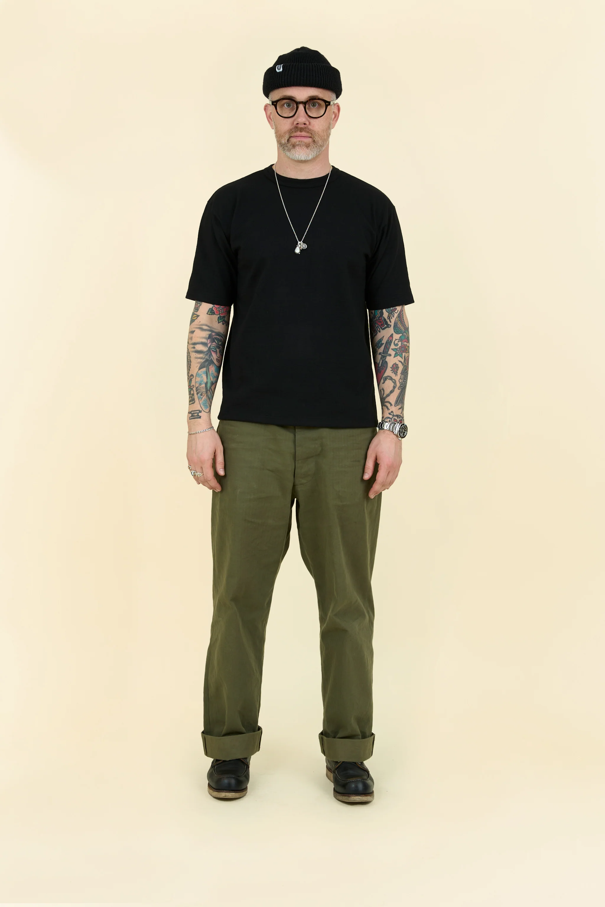 Godspeed Heavyweight Loopwheel 10oz T-Shirt - Black - Image 2