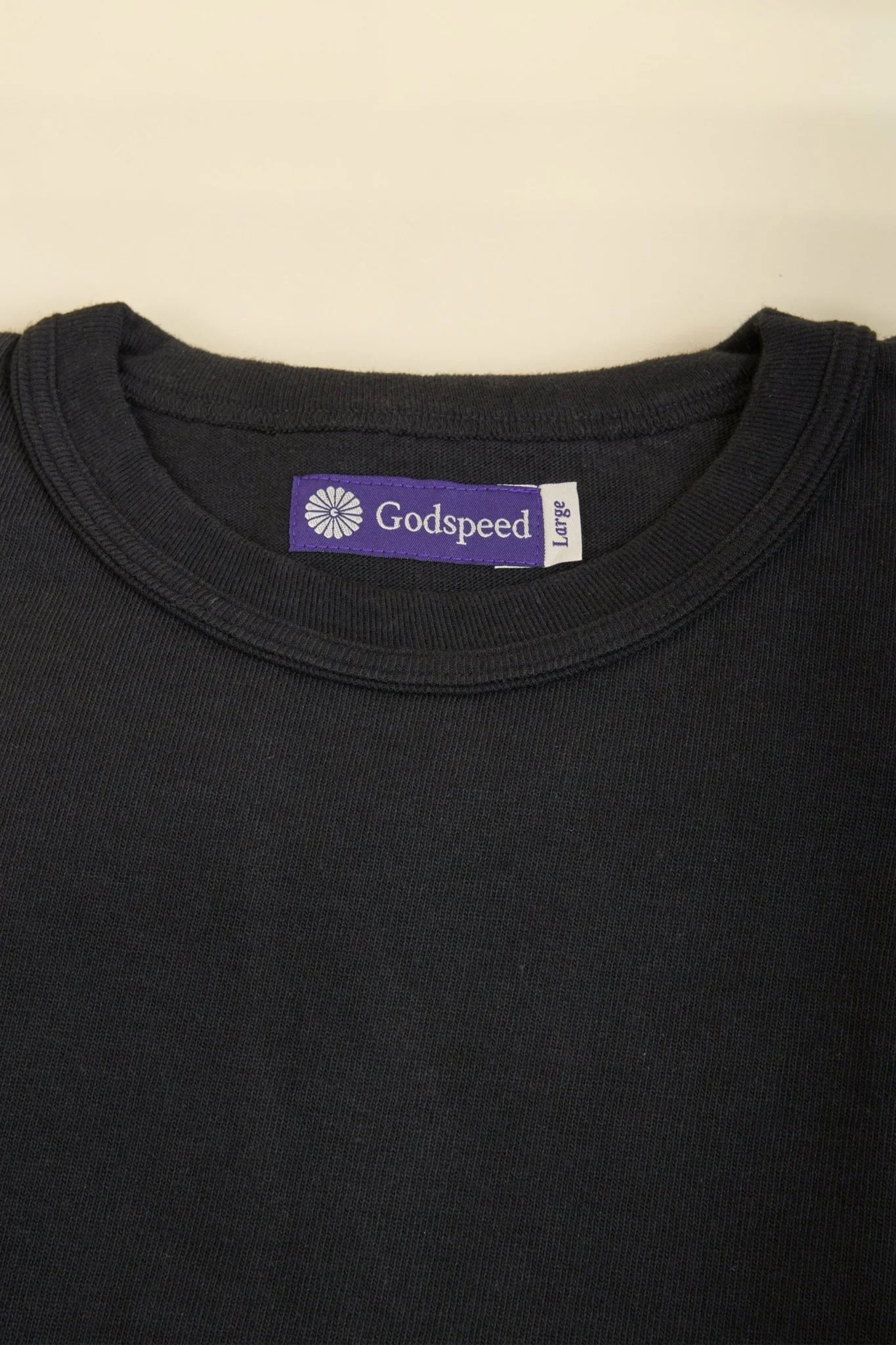 Godspeed Heavyweight Loopwheel 10oz T-Shirt - Black - Image 5