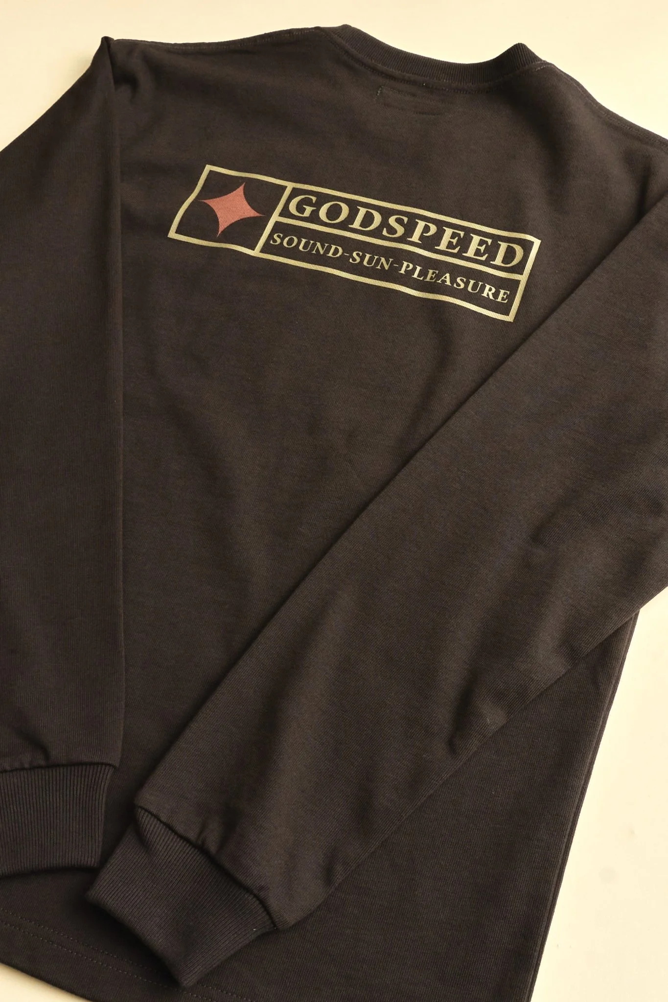 Godspeed Superior Organic L/S T-Shirt 'SSP' - Black - Image 3