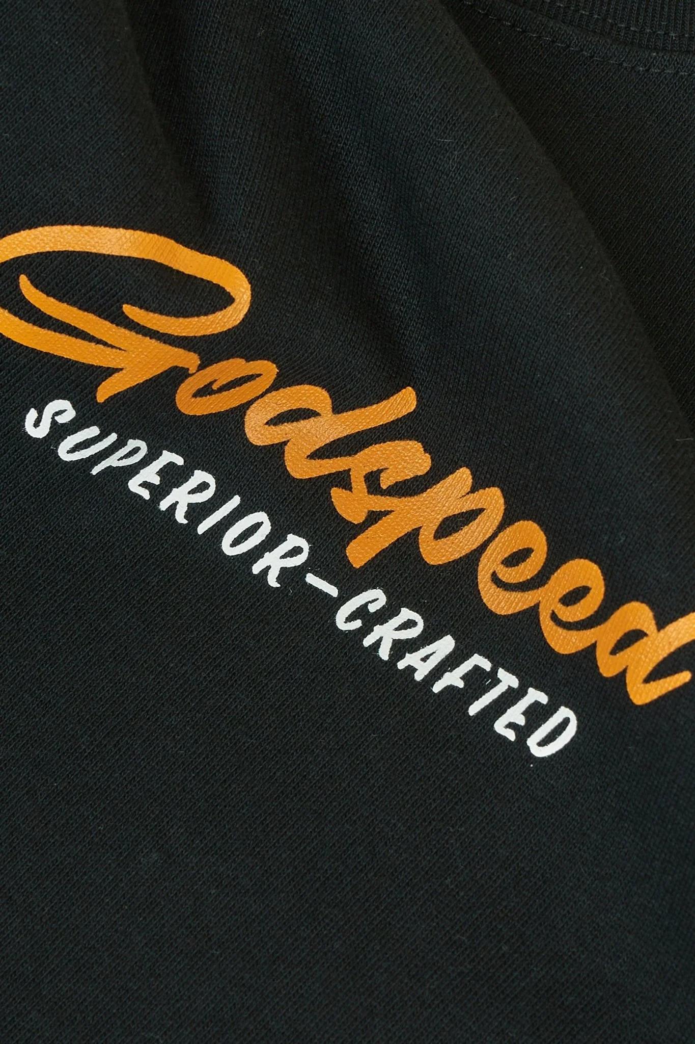Godspeed 'Sign' Heavyweight Organic T-Shirt - Black - Image 5