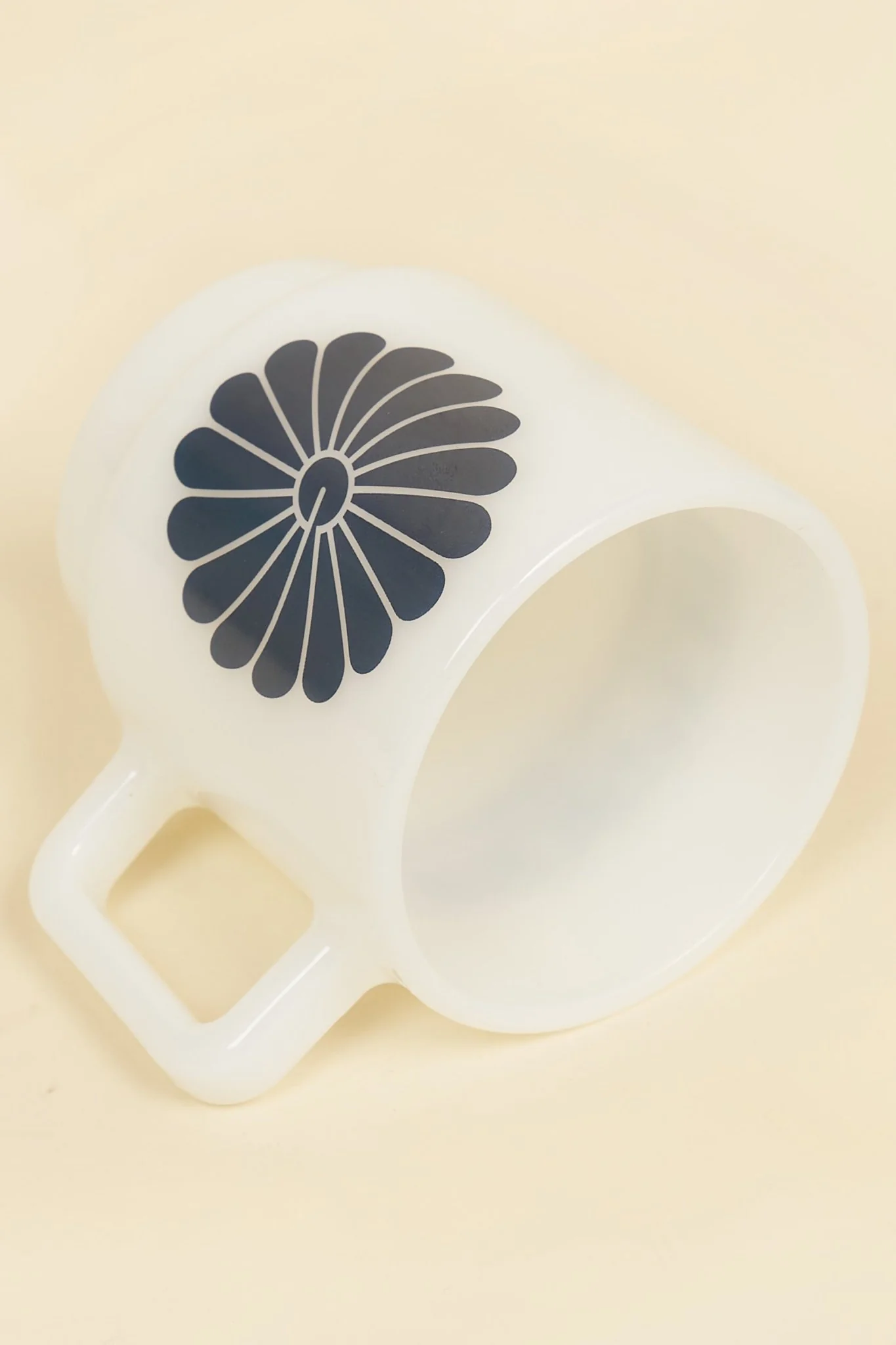 Godspeed Milk Glass 'Perseverance' Stacking Mug - Indigo - Image 3