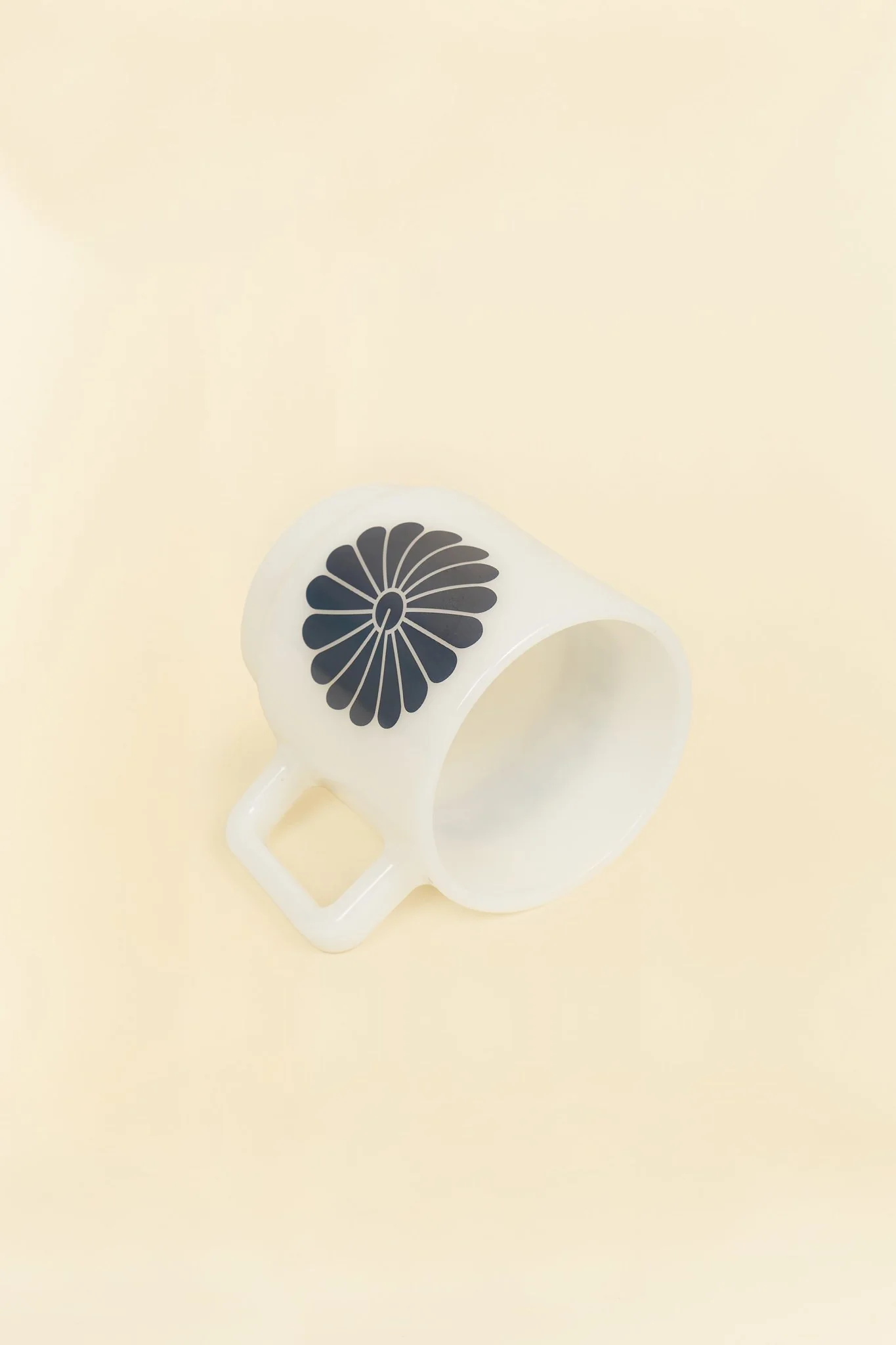 Godspeed Milk Glass 'Perseverance' Stacking Mug - Indigo - Image 4