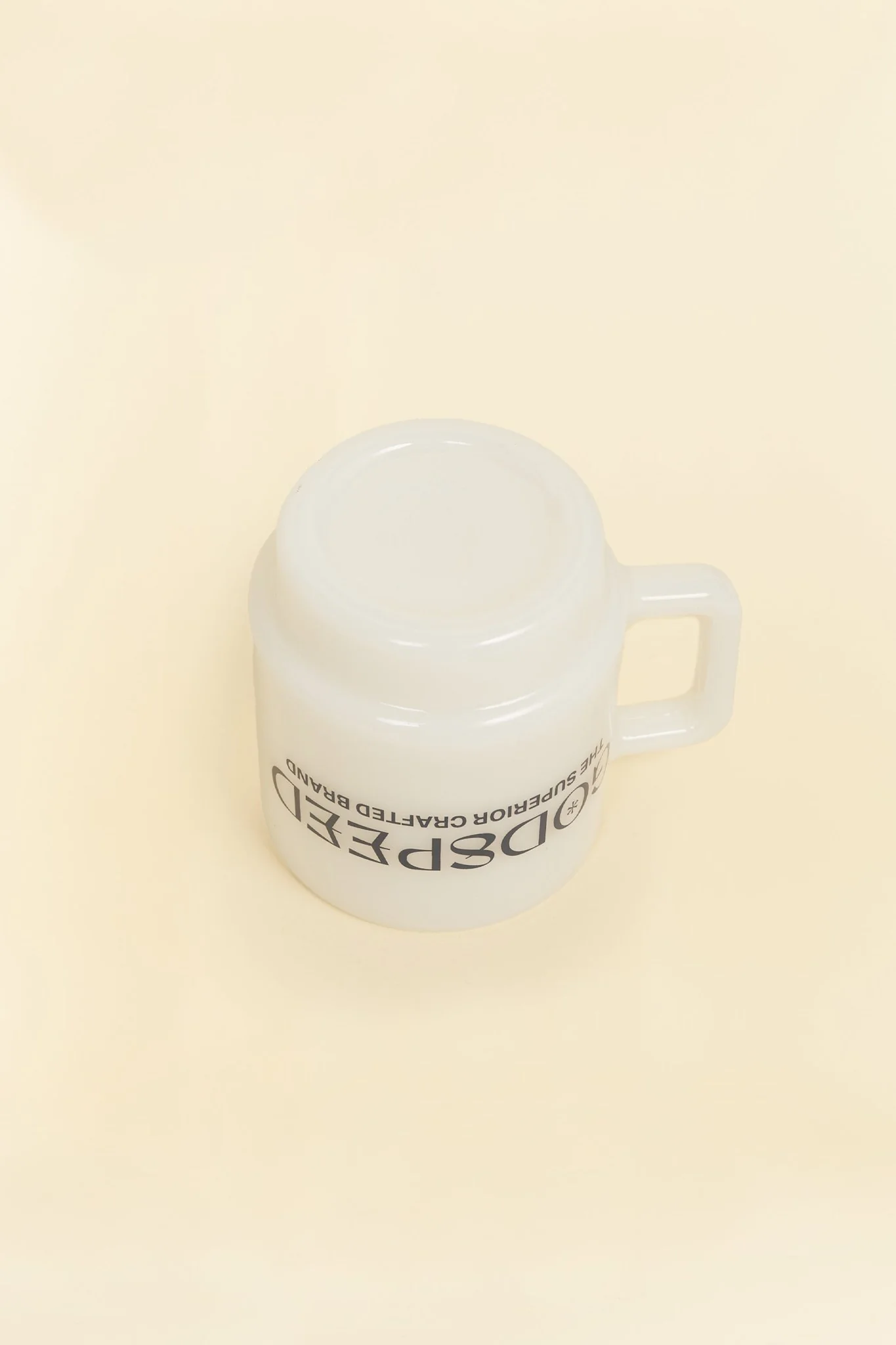 Godspeed Milk Glass 'Perseverance' Stacking Mug - Indigo - Image 6