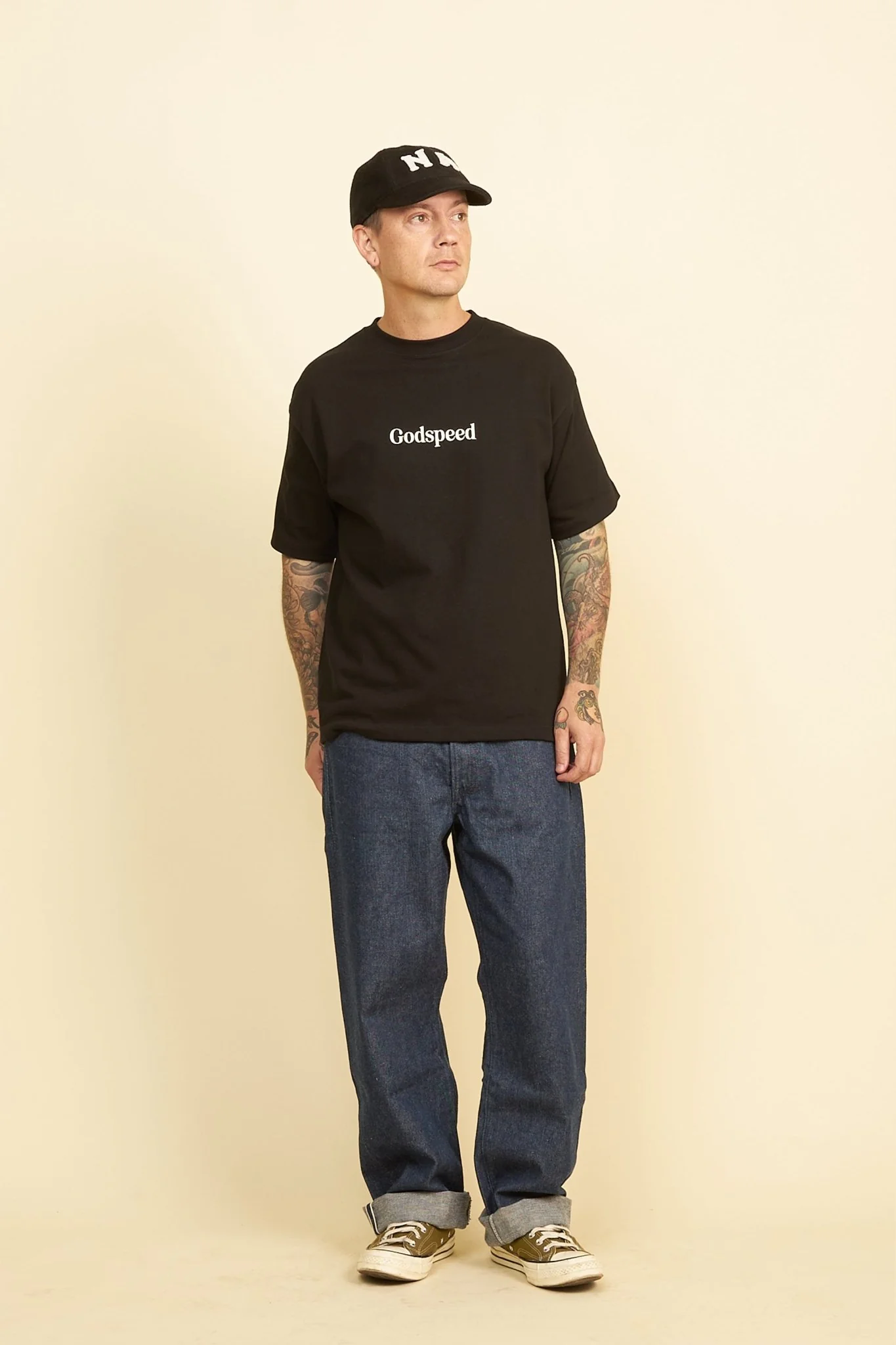 Godspeed 'Zenith' Heavyweight Organic T-Shirt - Black - Image 2