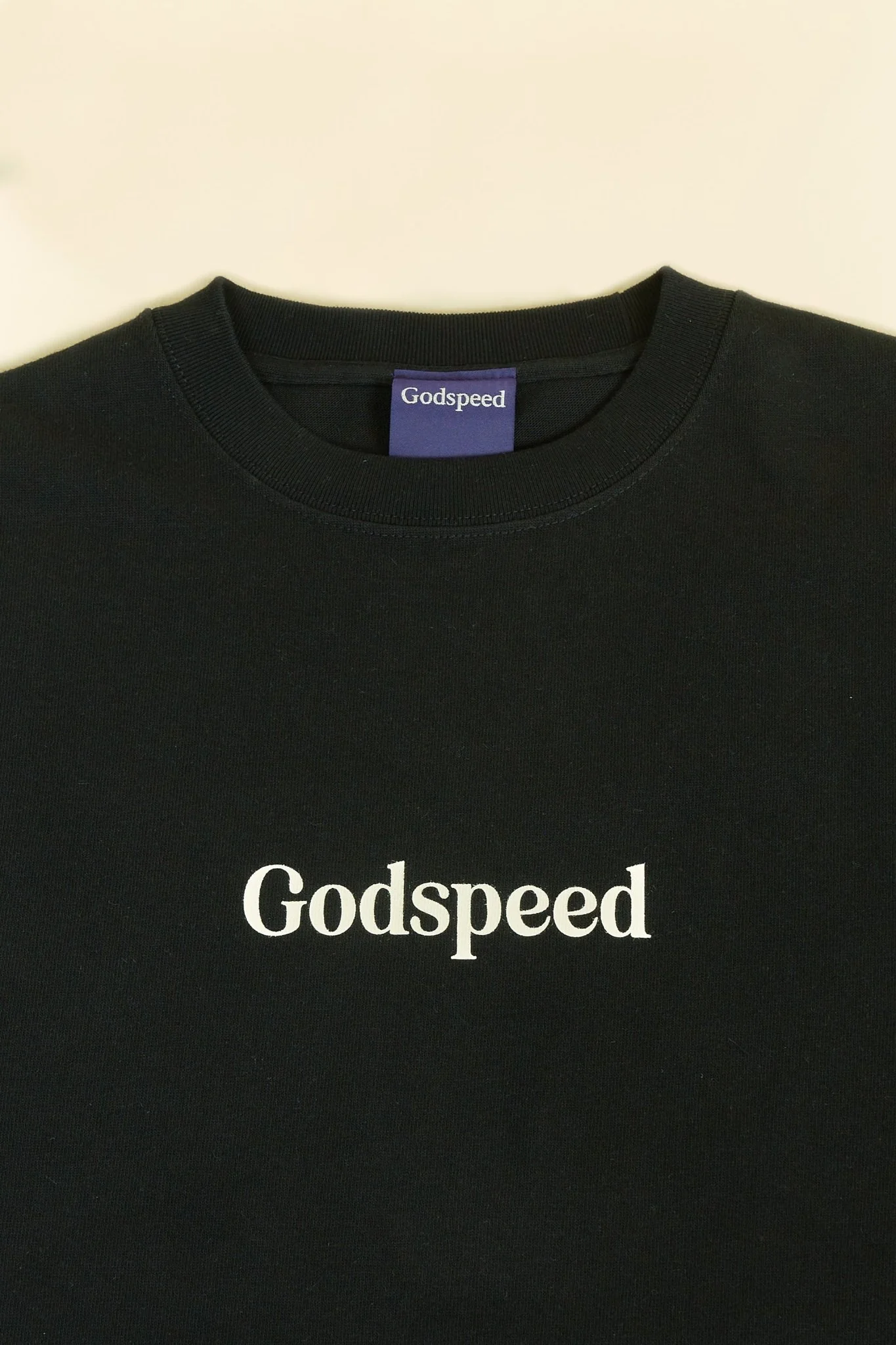Godspeed 'Zenith' Heavyweight Organic T-Shirt - Black - Image 3