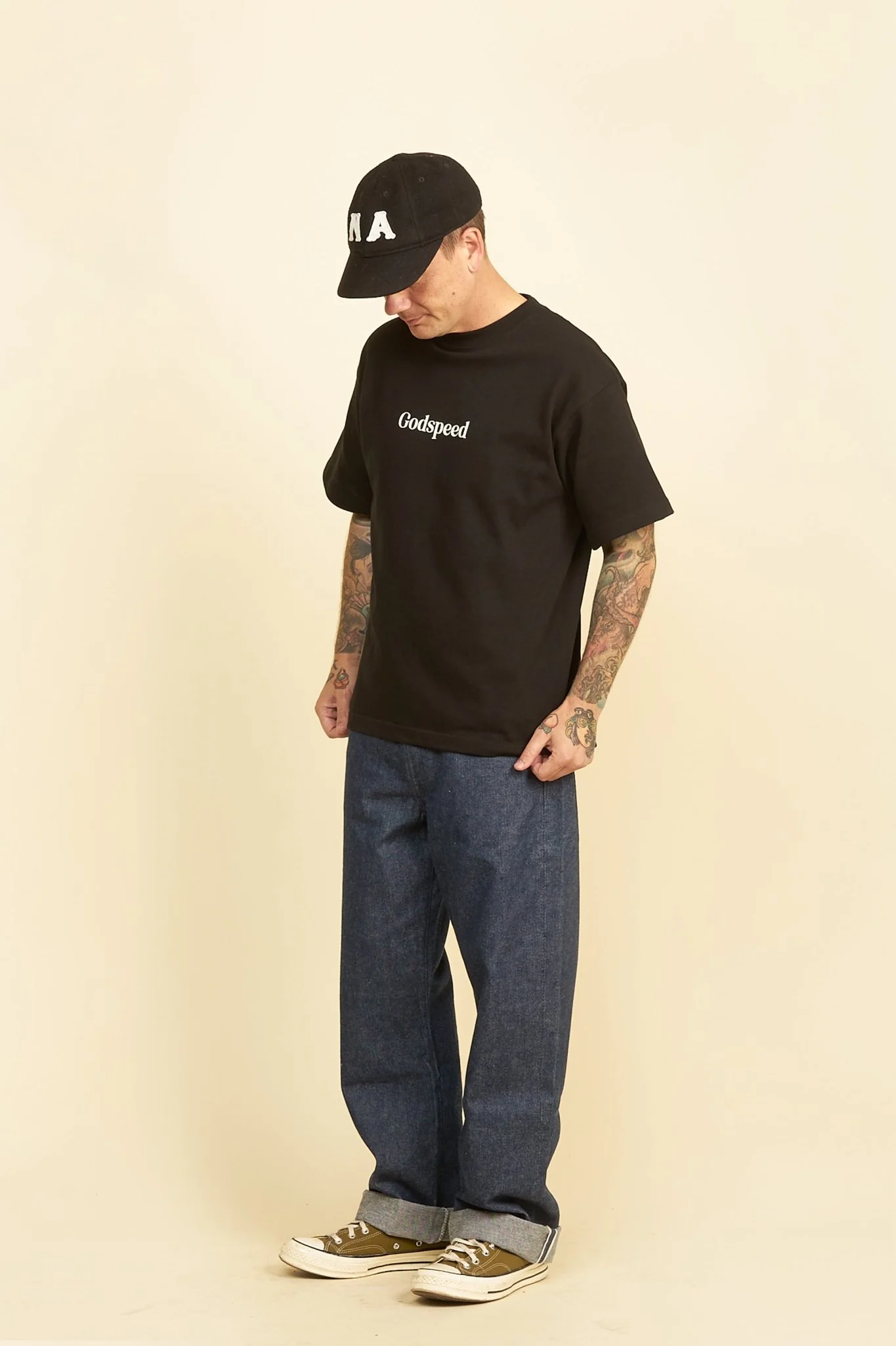Godspeed 'Zenith' Heavyweight Organic T-Shirt - Black - Image 4